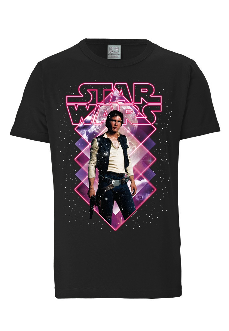 LOGOSHIRT T-Shirt »Han Solo«, mit hochwertigem Siebdruck