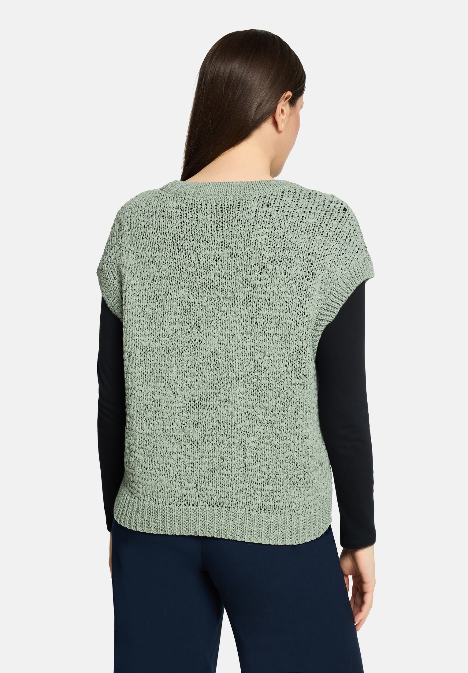 Betty&Co Stricktop »Damen mit Rundhalsausschnitt«