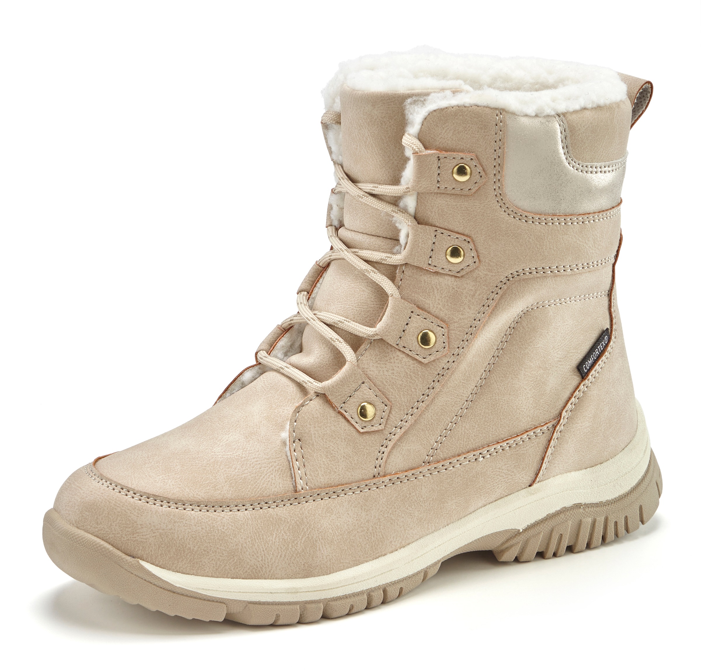 LASCANA Stiefelette »Outdoorstiefel, Winterstiefelette, Winterboots, Schneestiefel,«  NEU mit wasserabweisender Comfortex-Membrane zum Schnüren