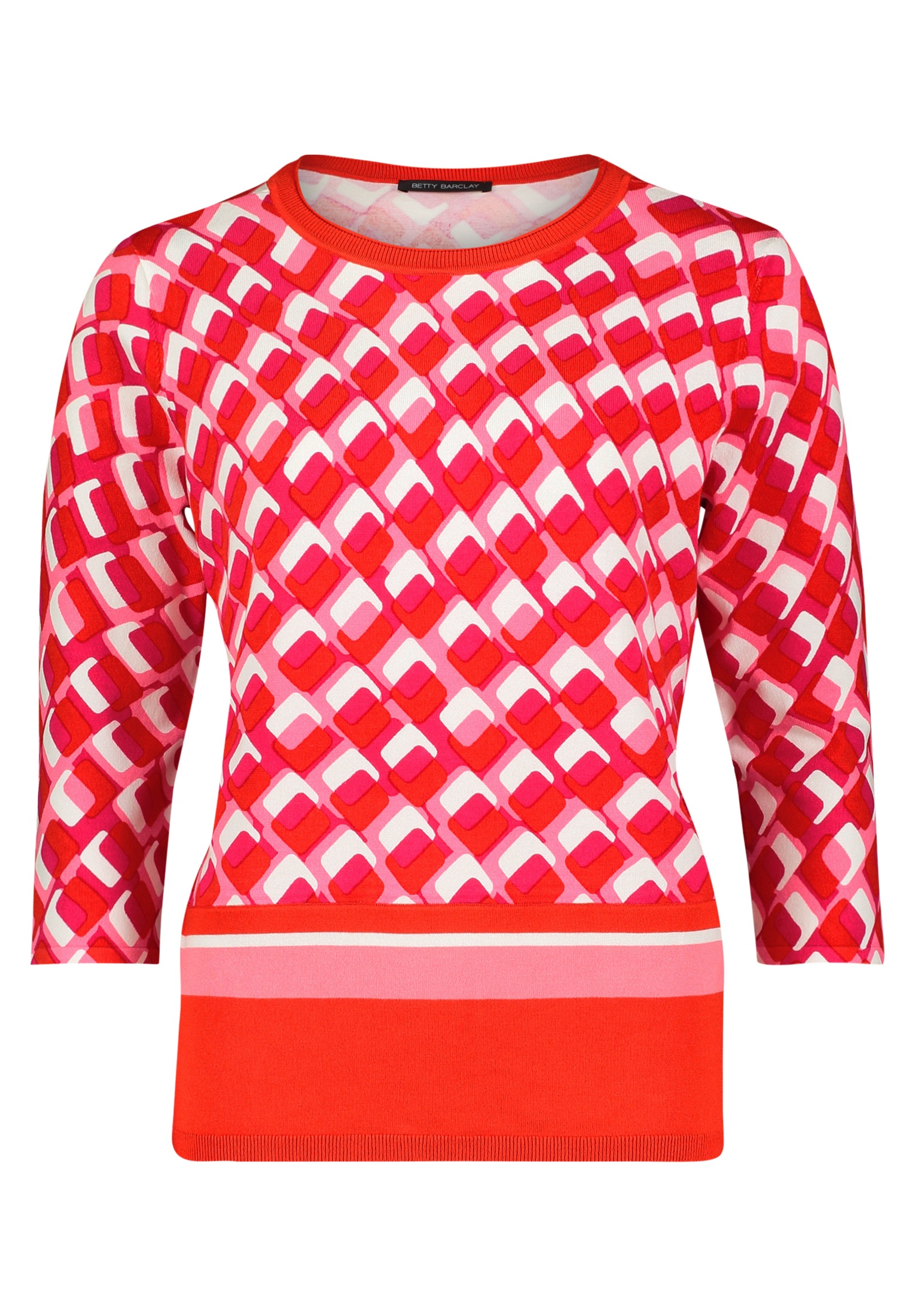 Betty Barclay Strickpullover "Betty Barclay Basic-Strickpullover mit Print" günstig online kaufen