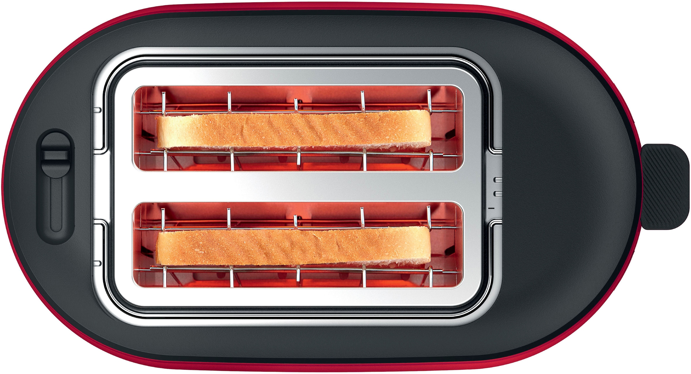 BOSCH Toaster »MyMoment 2 2 W, BAUR integrierter 950 Scheiben, Auftaufunktion, Schlitze, TAT2M124«, Brotzentrierung, AutoOff für Brötchenaufsatz, 