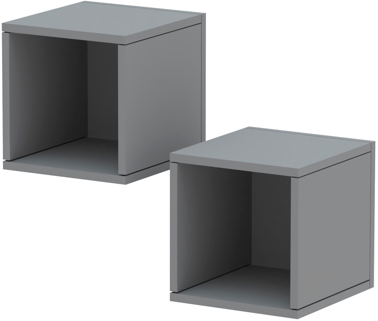 INOSIGN Wandregal "Wandregal Infinity" Set, 2 kleine Würfelregale, 2 Stk. t günstig online kaufen