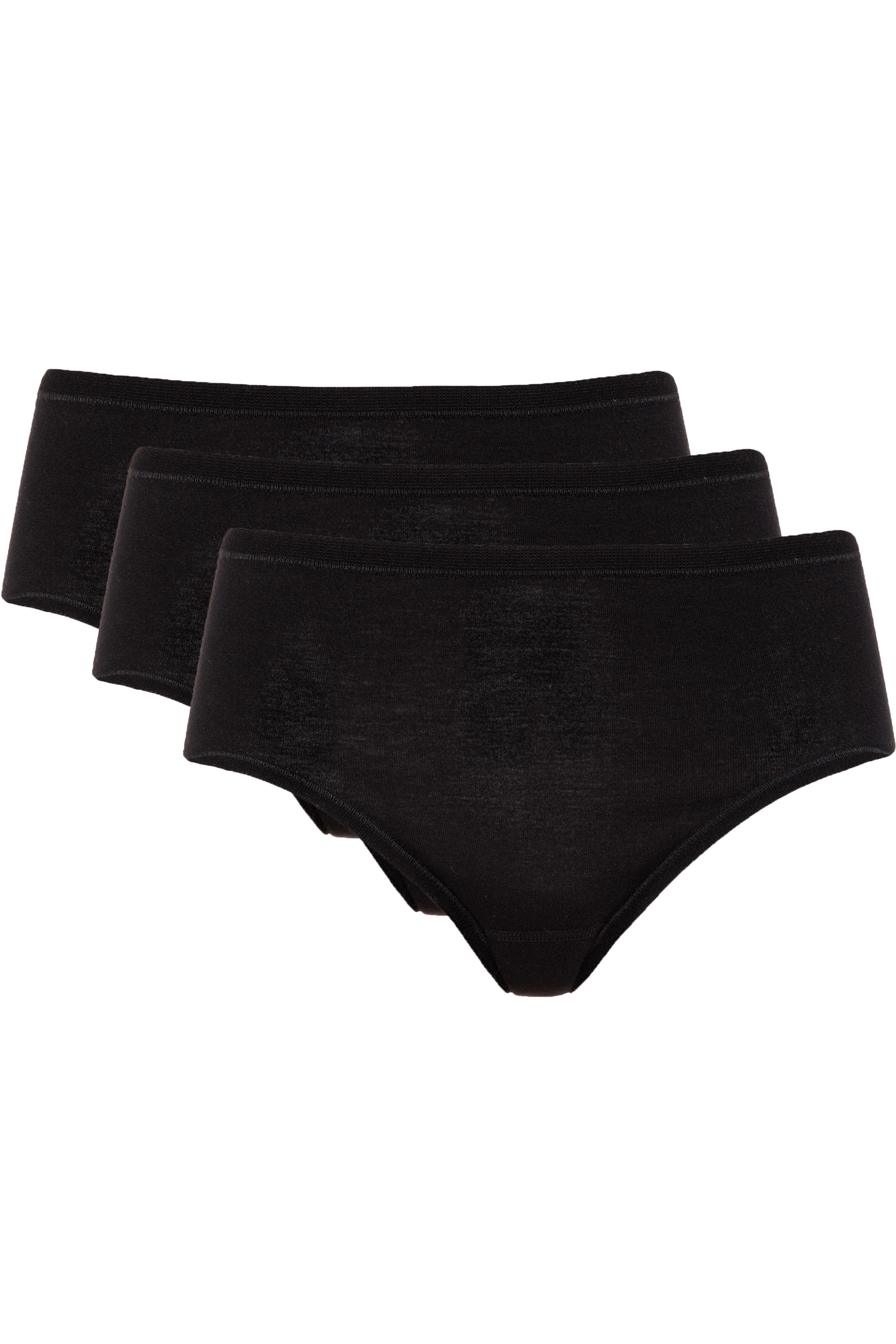 MEY Damen Taillenslip "Noblesse", Gr. 38, schwarz, Obermaterial: 100% Baumwolle, Unterhosen, Ohne auftragende Seitennähte