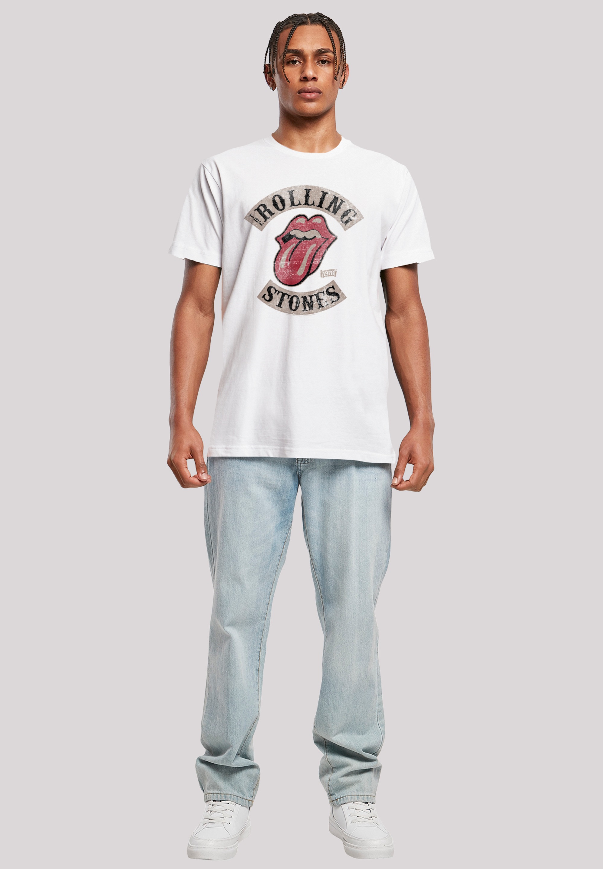 F4NT4STIC T-Shirt »The Rolling Stones Tour '78«, Premium Qualität