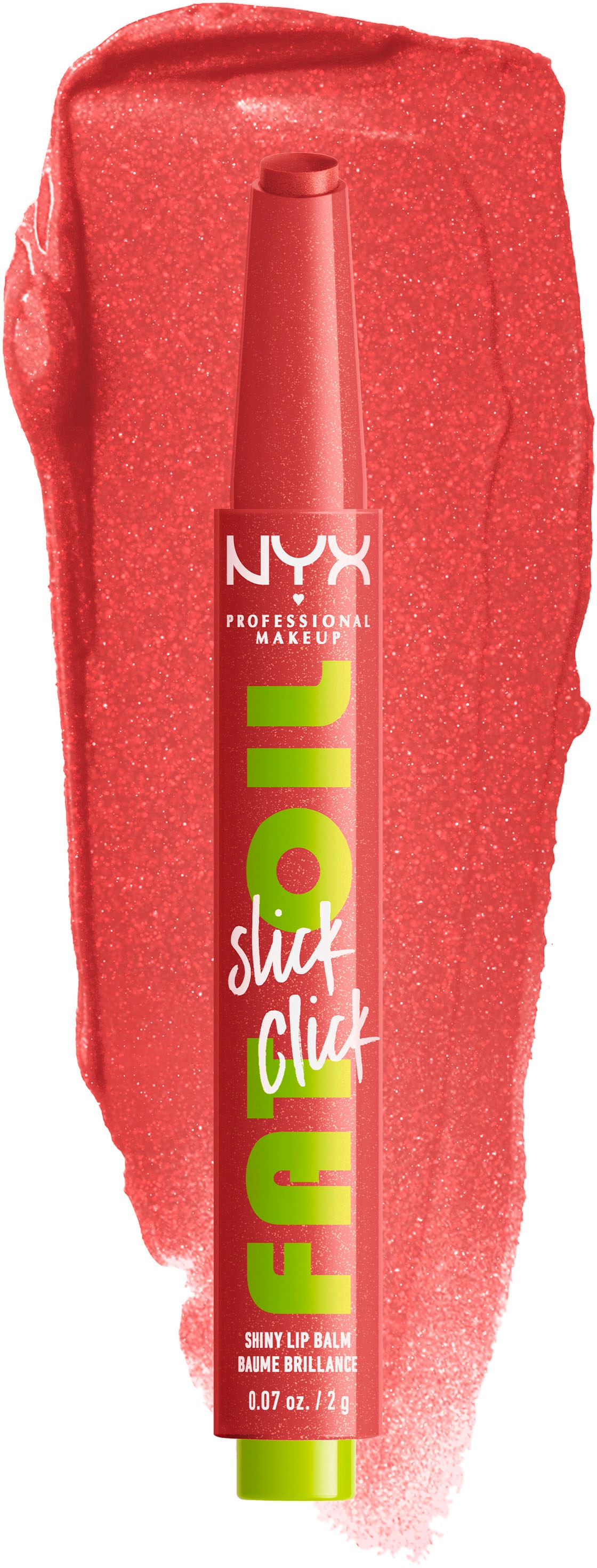 NYX Lippenstift »NYX Professional Makeup Fat Oil Slick Click NoFilterNeeded«, mit natürlichen Inhaltstoffen