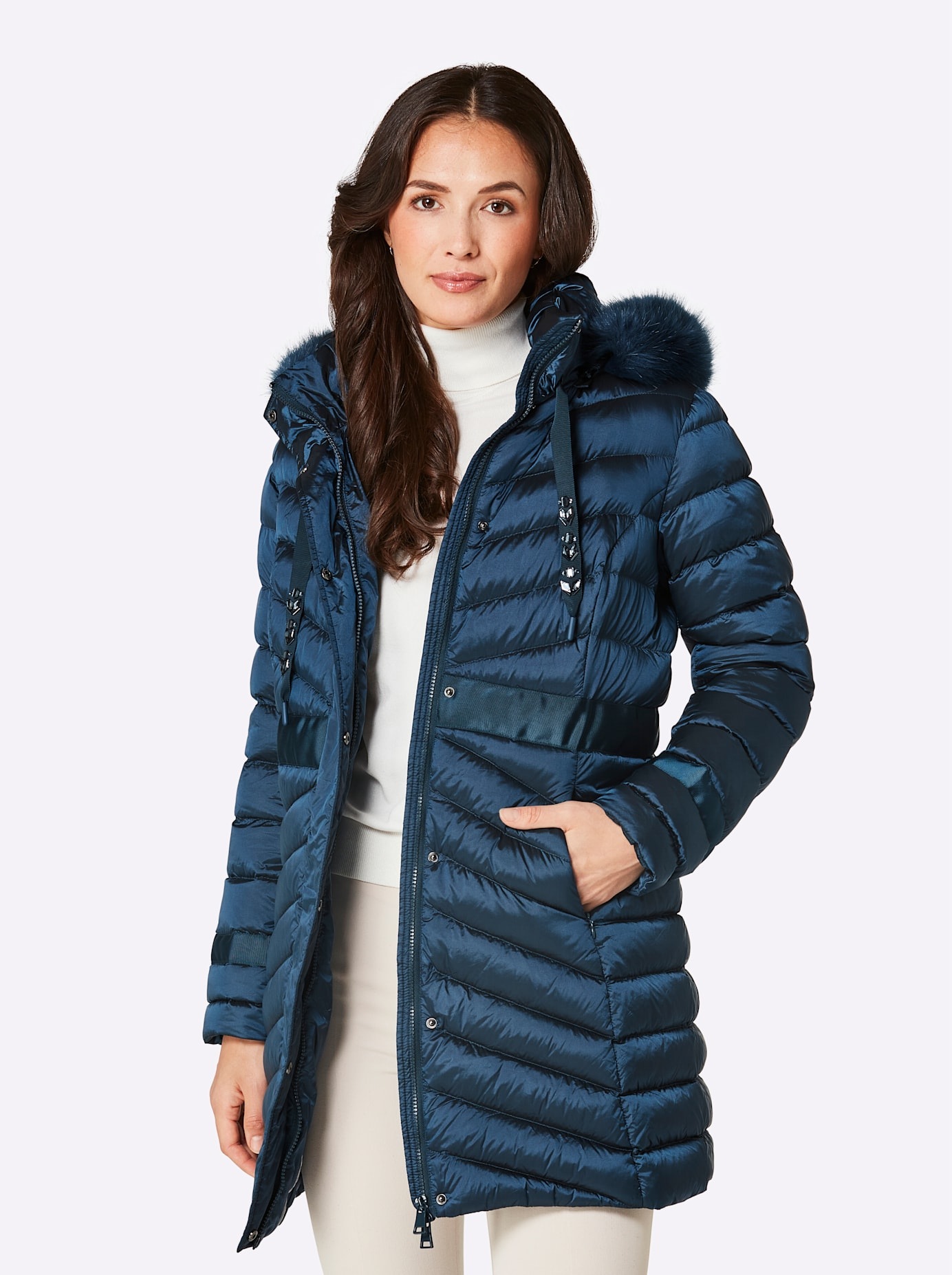 MANISA Daunenjacke mit Kapuze günstig online kaufen