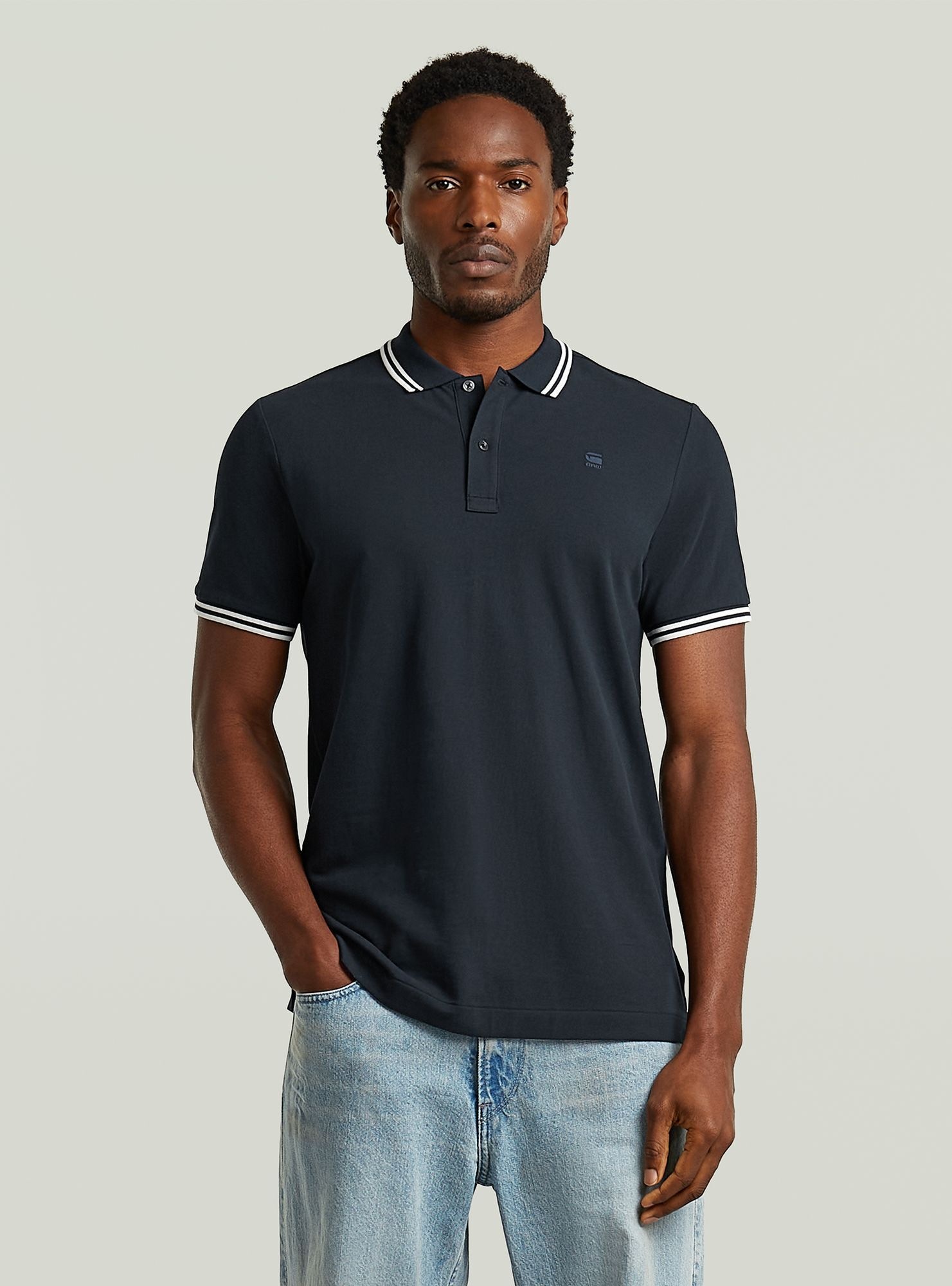 G-STAR Poloshirt "Dunda Slim Stripe Poloshirt"