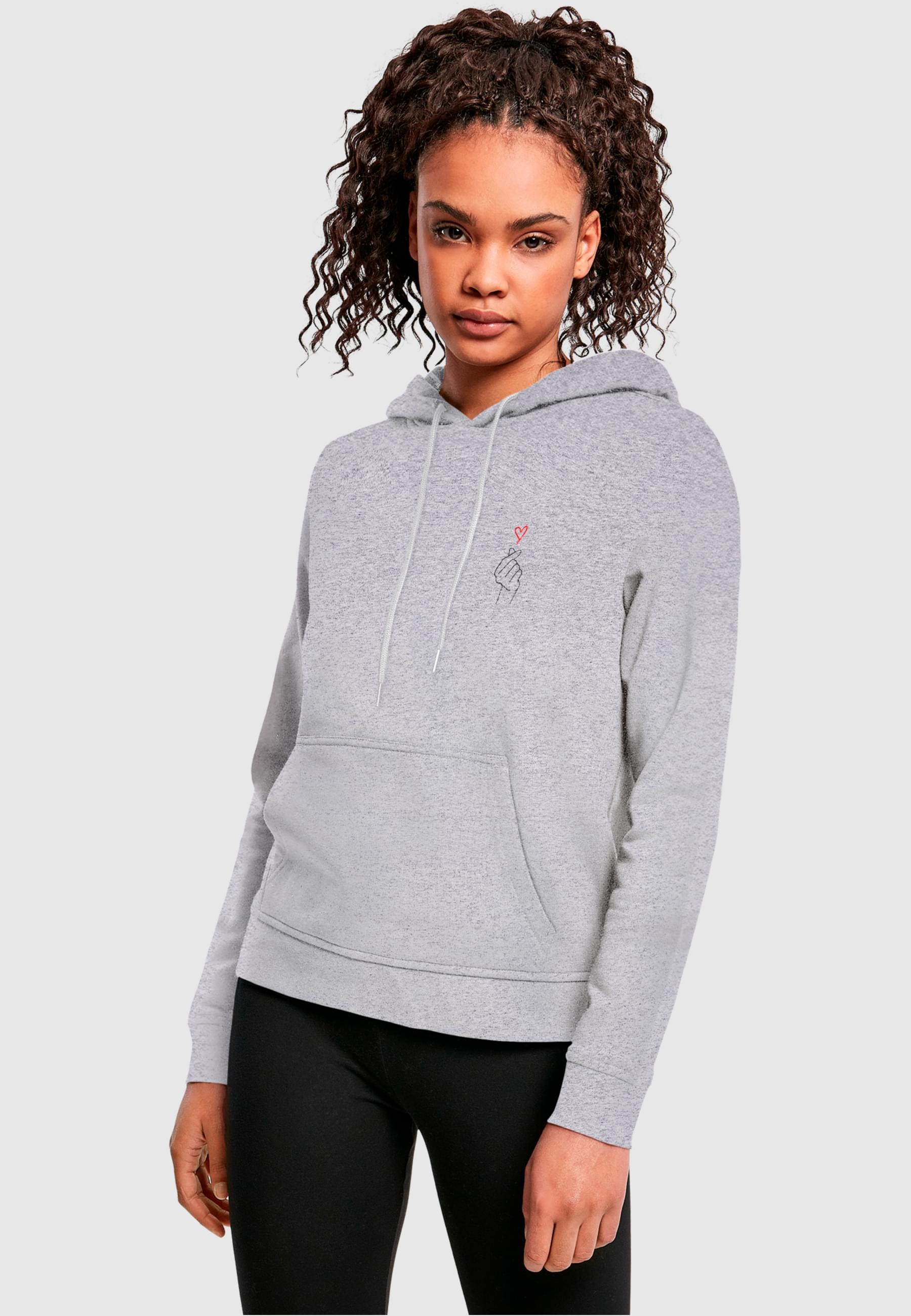 Merchcode Kapuzenpullover »Merchcode Damen Ladies K Heart Basic Hoody«, (1 tlg.)