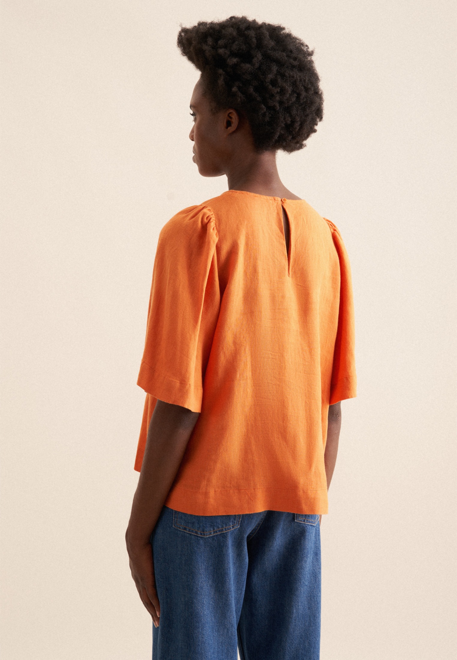 seidensticker Shirtbluse "Schwarze Rose" 1/2 Rundhals Uni günstig online kaufen