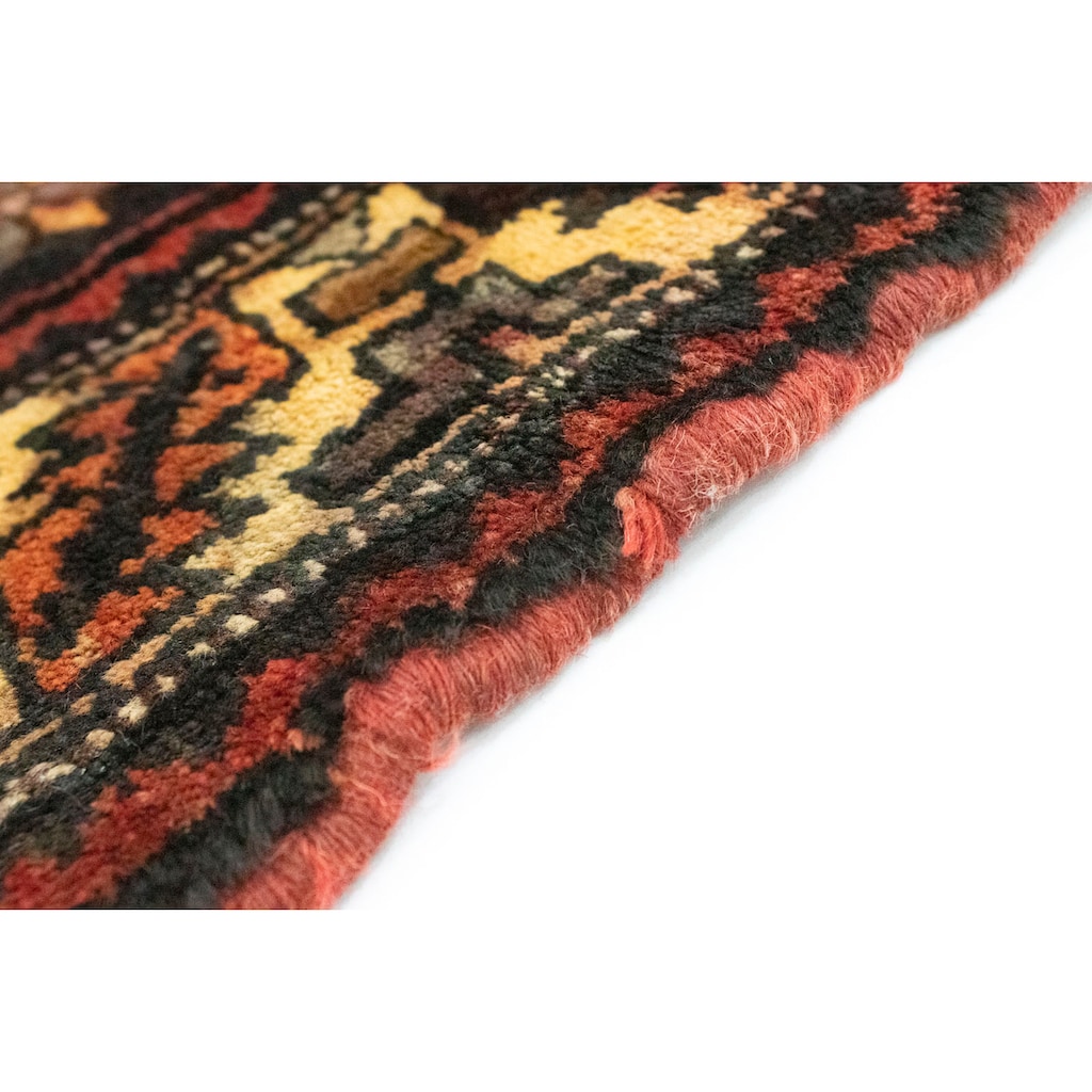 morgenland Wollteppich »Hamadan Teppich handgeknüpft orange«, rechteckig