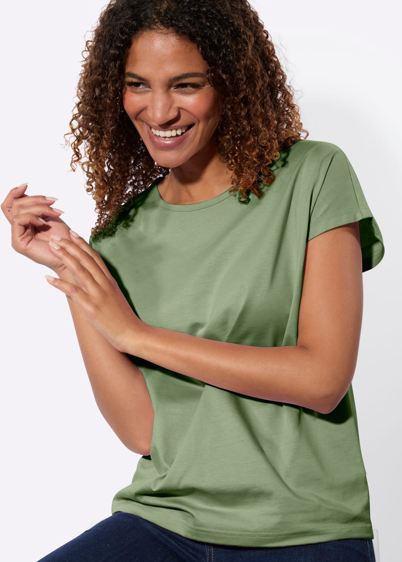 Casual Looks Rundhalsshirt »2er-Pack Shirts« 2 tlg.