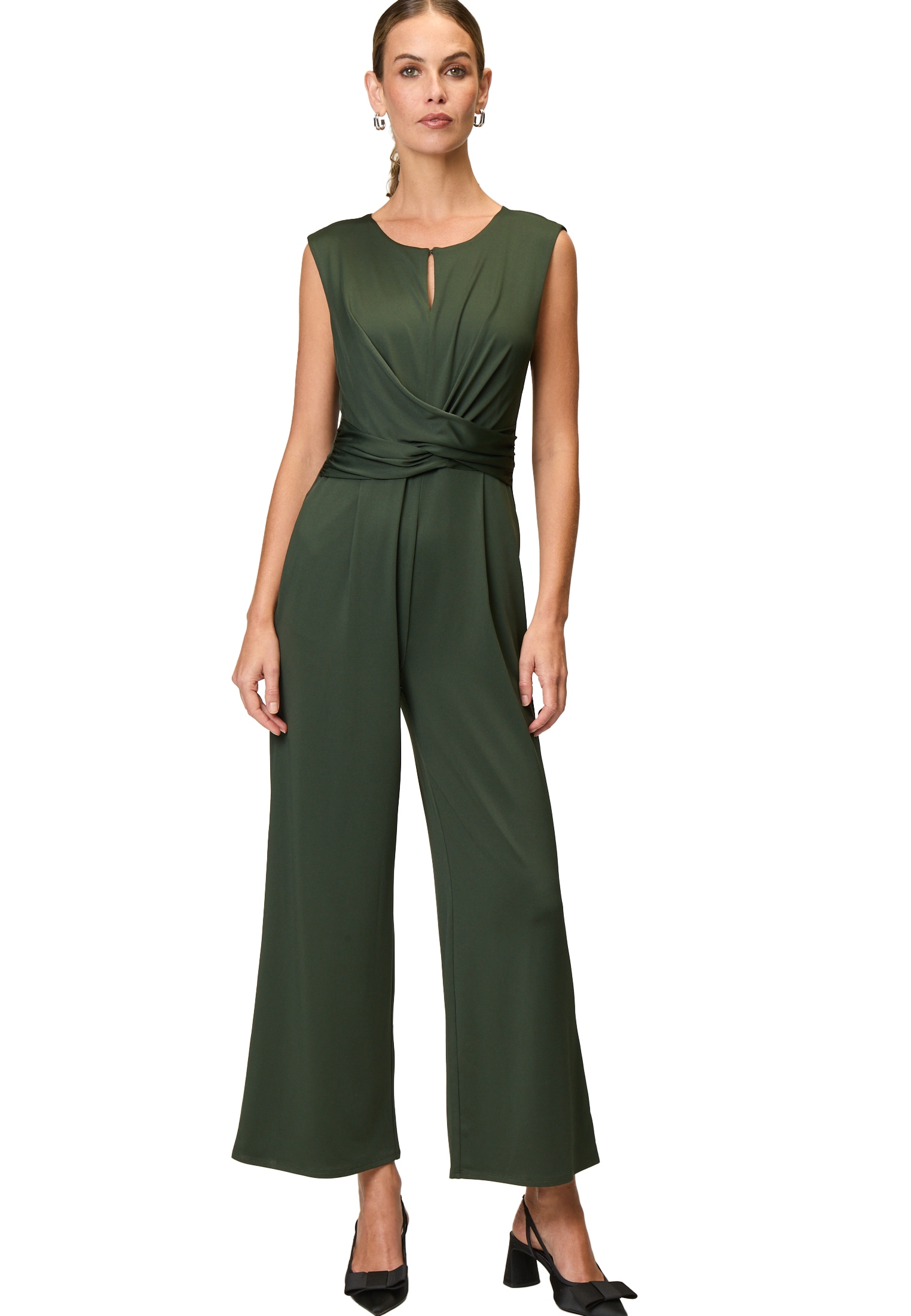 Zero Overall "zero Damen Jumpsuit mit Raffung", (1 tlg.), drapiert /gerafft günstig online kaufen