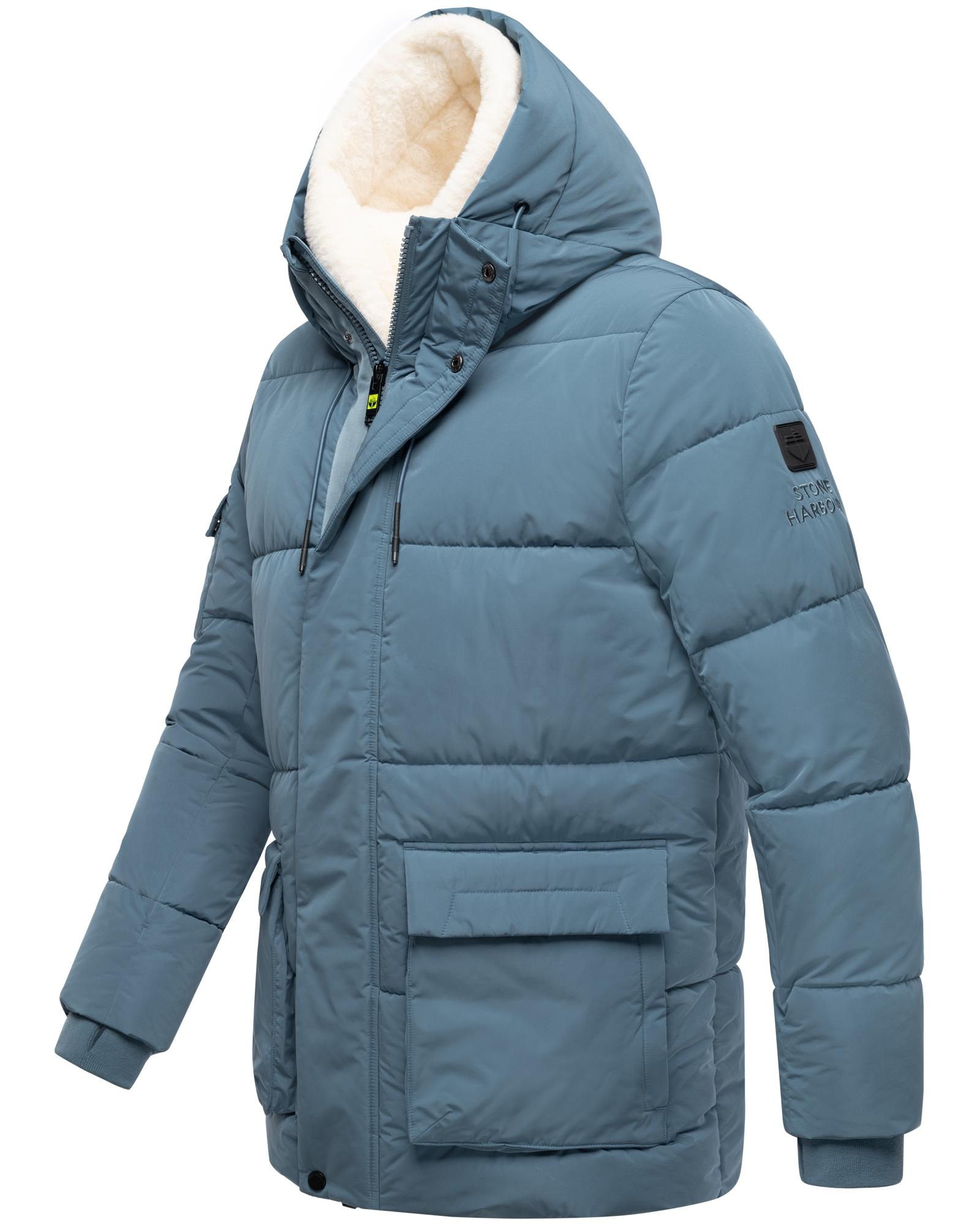 Stone Harbour Winterjacke "Lauroo XX", mit Kapuze, urbane Herren Steppjacke günstig online kaufen