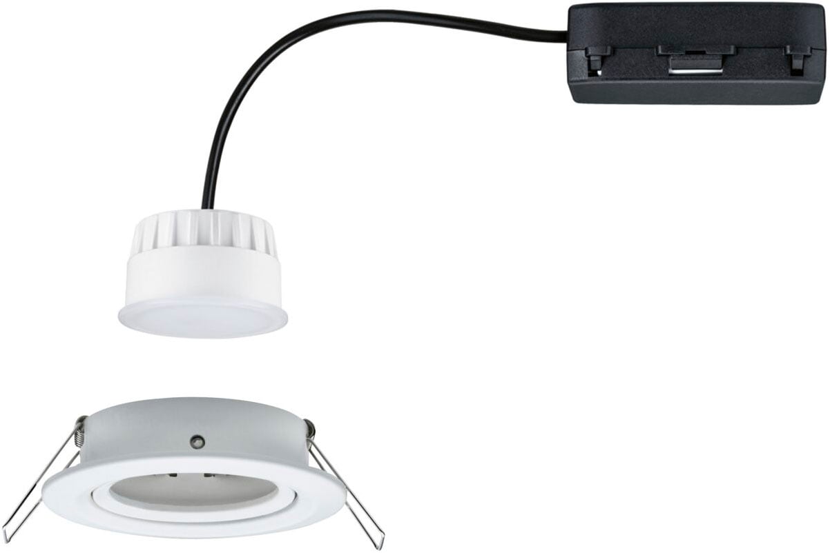 Paulmann LED Einbauleuchte »LED Einbauleuchte Nova Coin rund 84mm 50°«, 1 flammig, Leuchtmittel LED-Modul | LED fest integriert, Memoryfunktion, Farbwechsler, Farbsteuerung, Dimmer, Smart Home