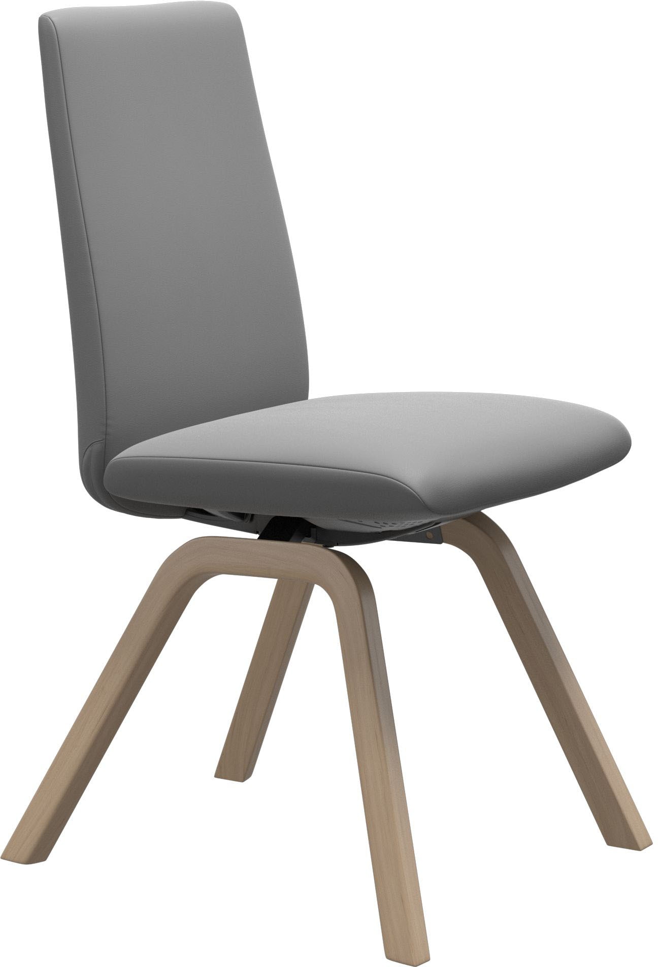 Stressless® Polsterstuhl »Laurel«, Leder BATICK, Low Back, Größe M, mit schräggestellten Beinen in Eiche natur