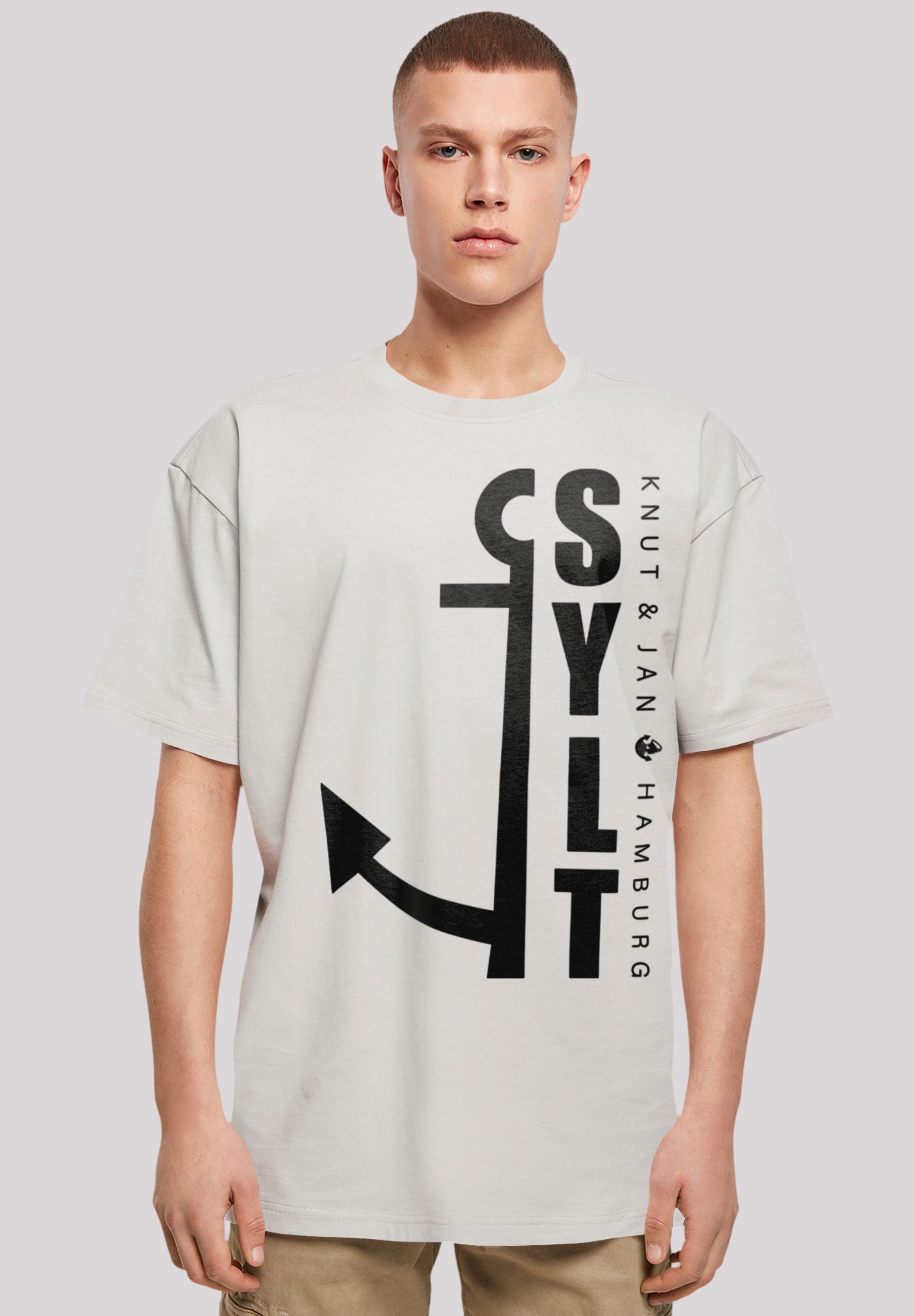 T-Shirt »Sylt Anker Knut & Jan Hamburg«, Print
