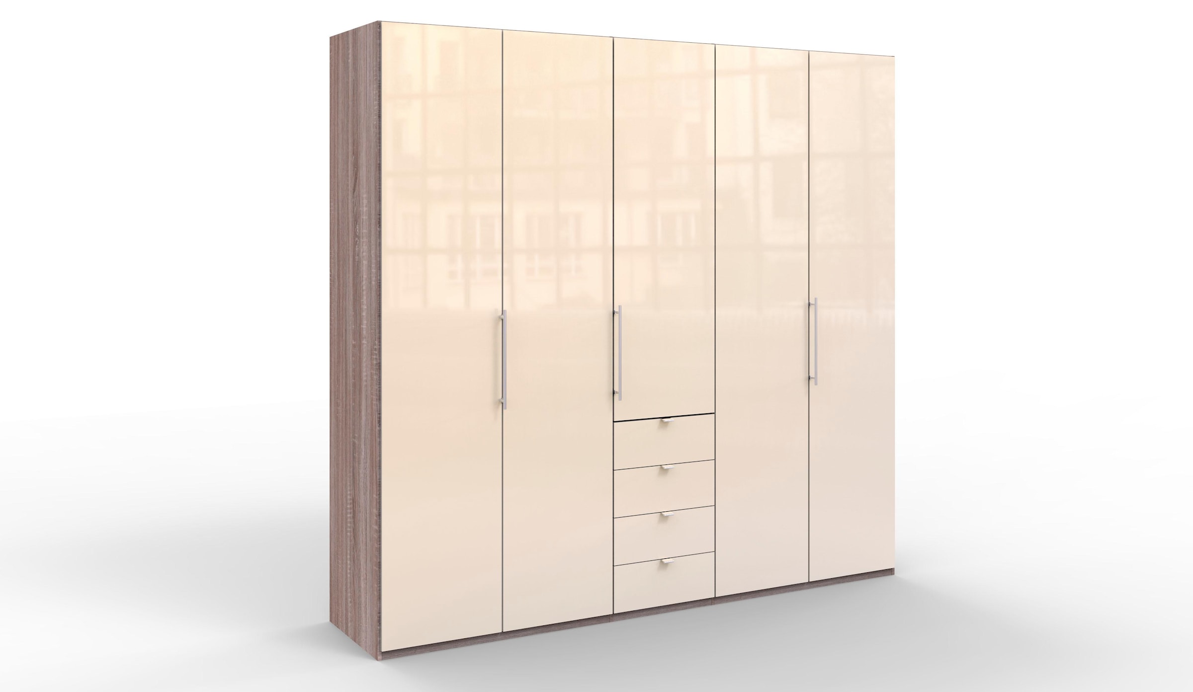 WIEMANN Kleiderschrank »Loft«, Glasfront