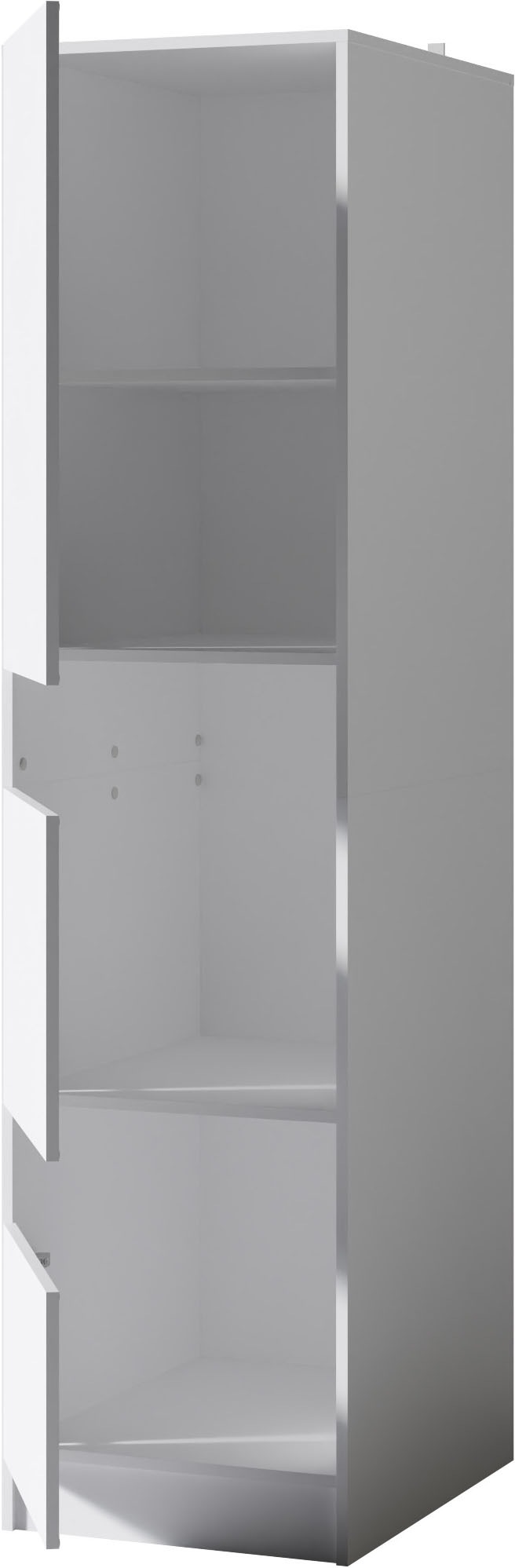 BASIC by Balculina Wäscheschrank »Washhome B/T/H 50x200x68 cm« 1 Stk. tlg. Breite 50cm, höhenverstellbare Metallfüße