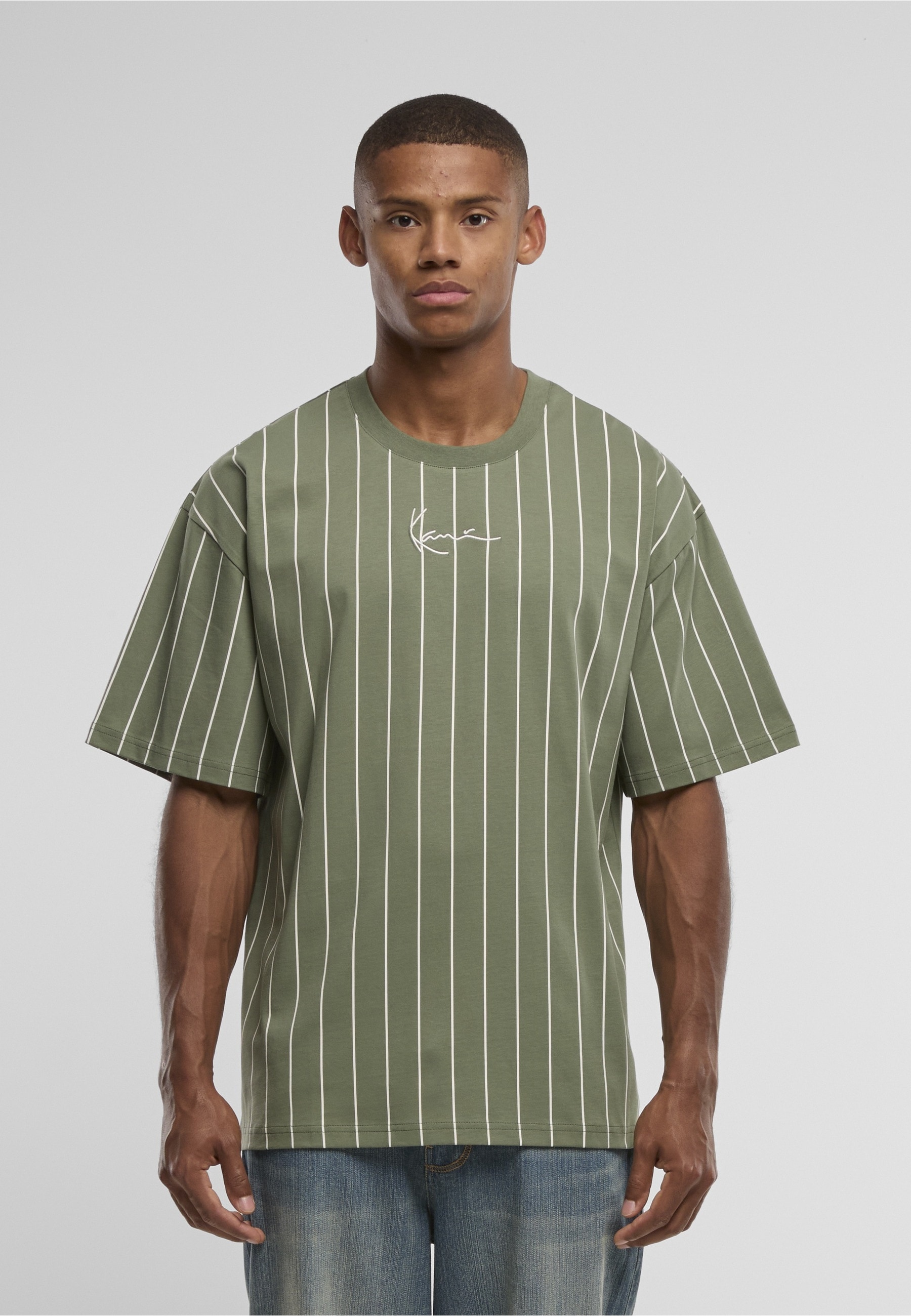 Karl Kani T-Shirt »Karl Kani Small Signature Essential Pinstripe Tee« 1