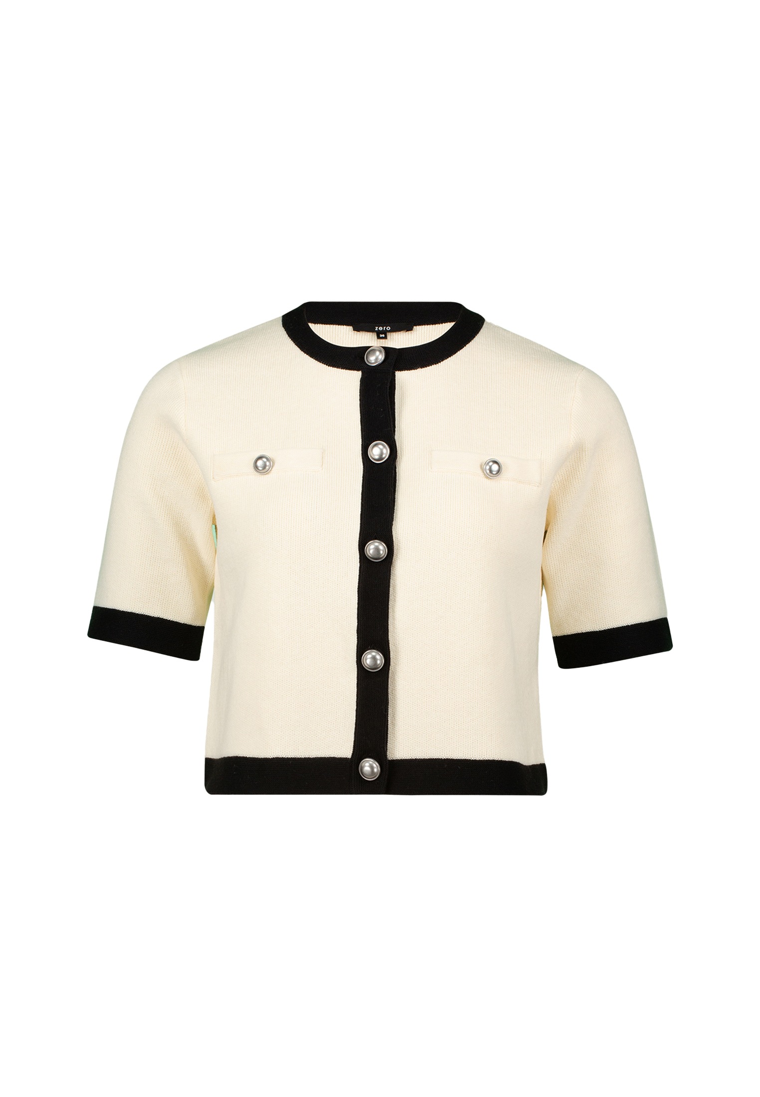 Zero Strickjacke "zero Damen Cardigan mit Knöpfen", Knopfleiste günstig online kaufen