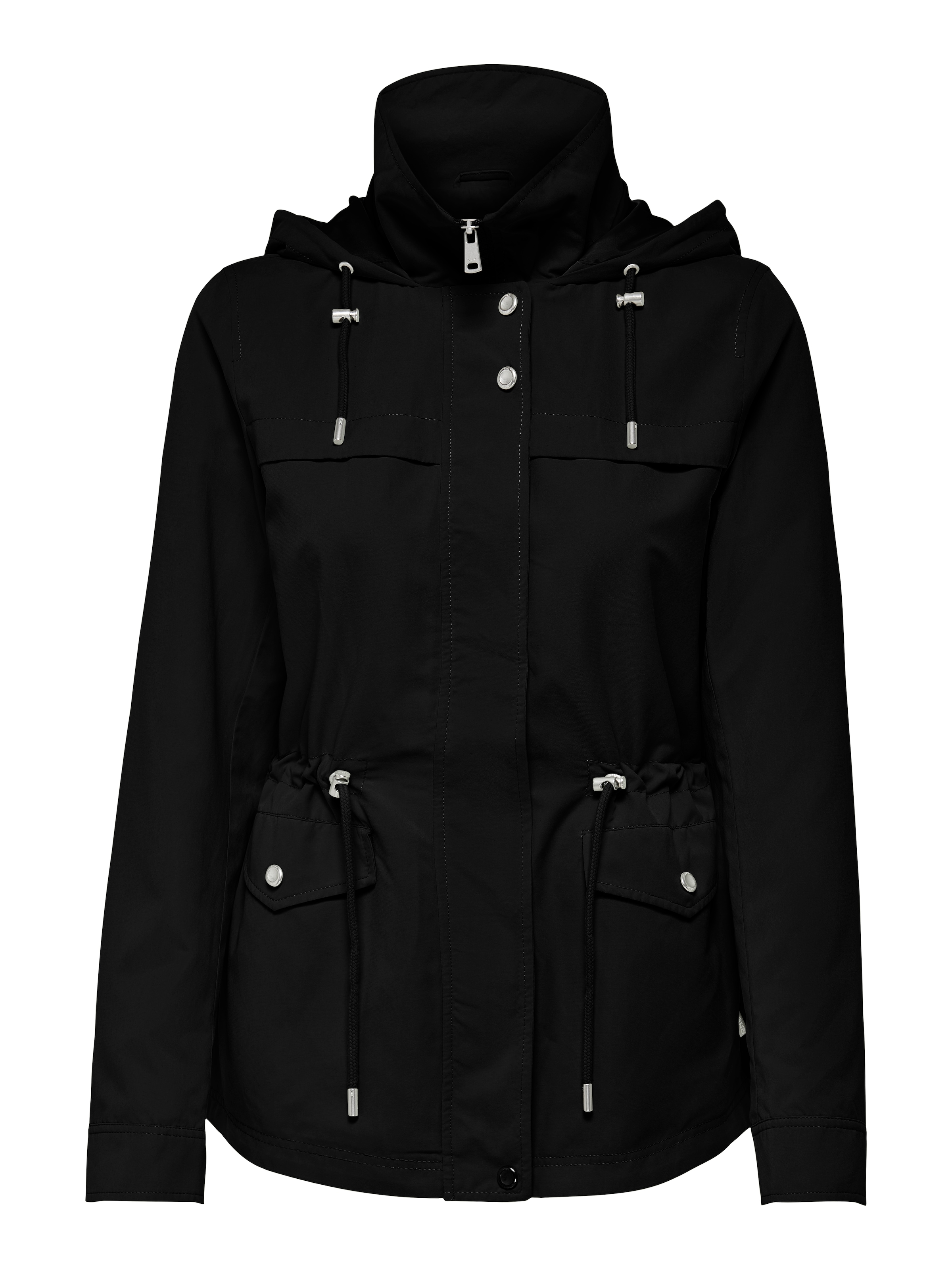 ONLY Parka »ONLNEWSTARLINE SPRING JACKET CC OTW« mit Kapuze mit durchgehendem und verdecktem Reißverschluss