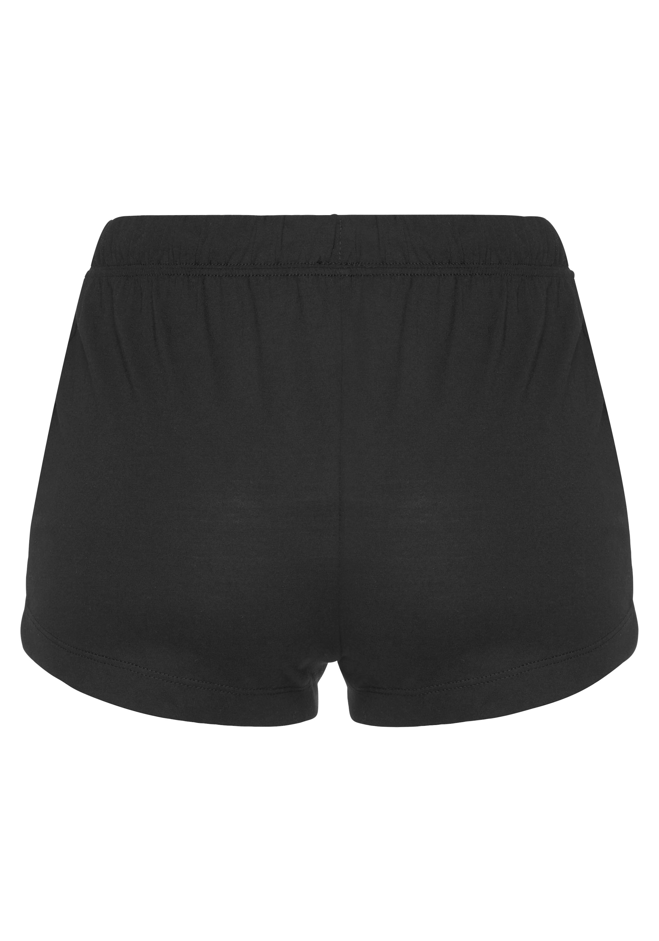 LASCANA Schlafshorts, Uni oder mit schönem Druck