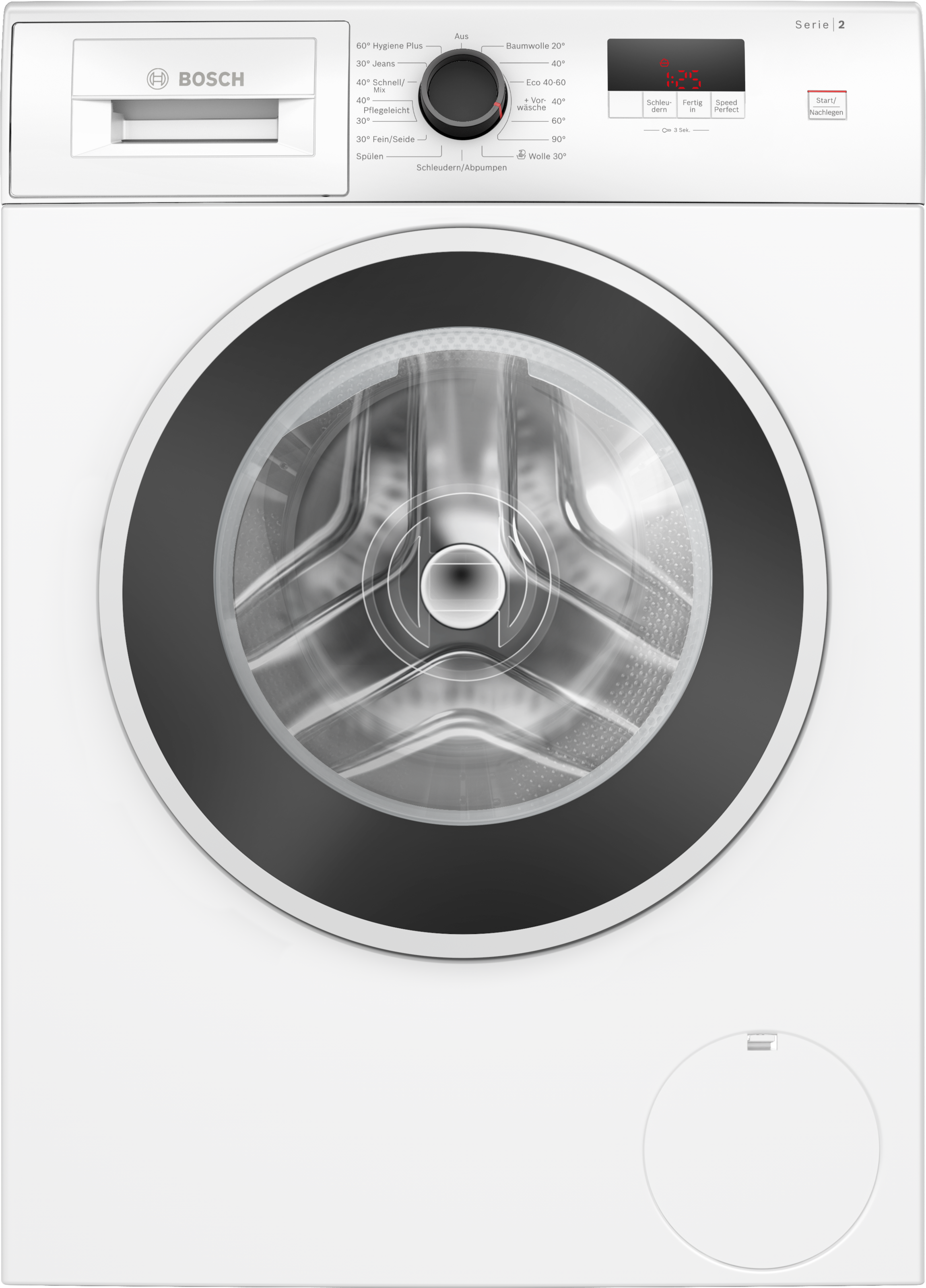 BOSCH Waschmaschine Serie 2 "WGE0240V" 7 kg 1400 U/min Active Water Plus, Z günstig online kaufen