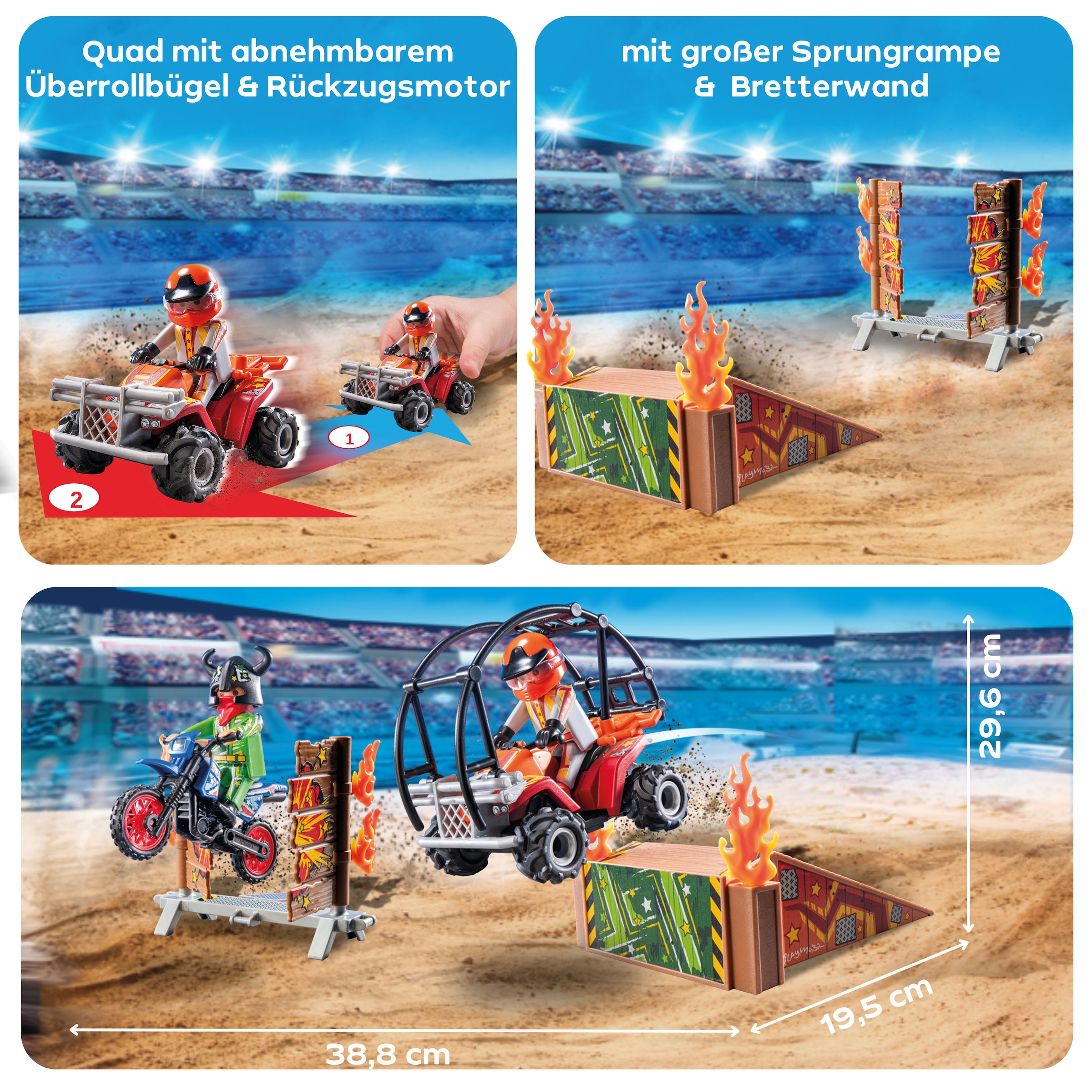 Playmobil® Konstruktions-Spielset »Stunt Show (71808), Playmobil Stunt Show«, (44 St.), Made in Europe