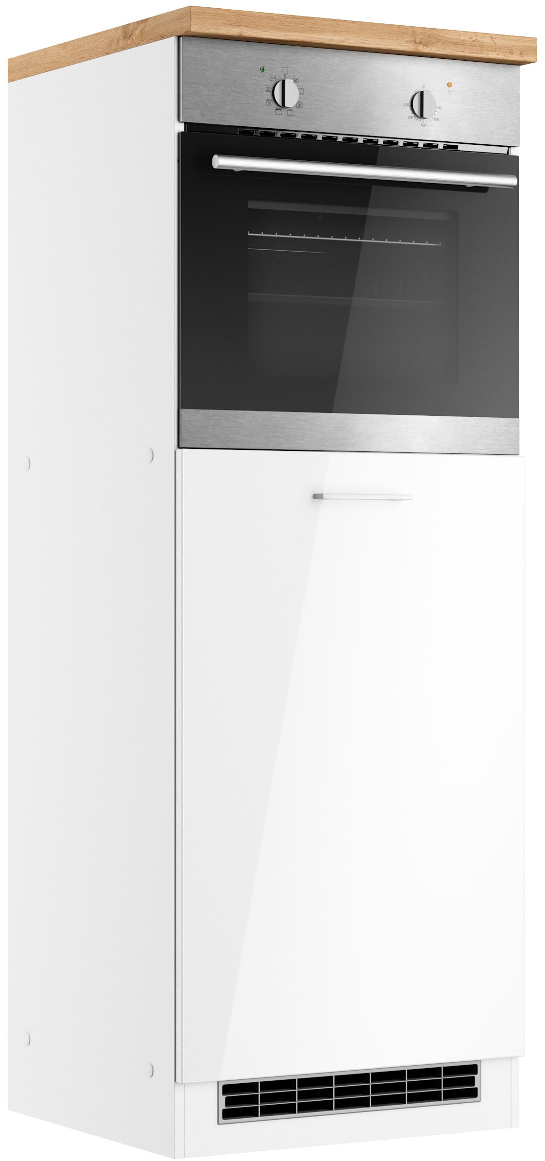 KOCHSTATION Backofenumbauschrank "KS-Milan", Ofenumbauschrank 60 cm, matte günstig online kaufen