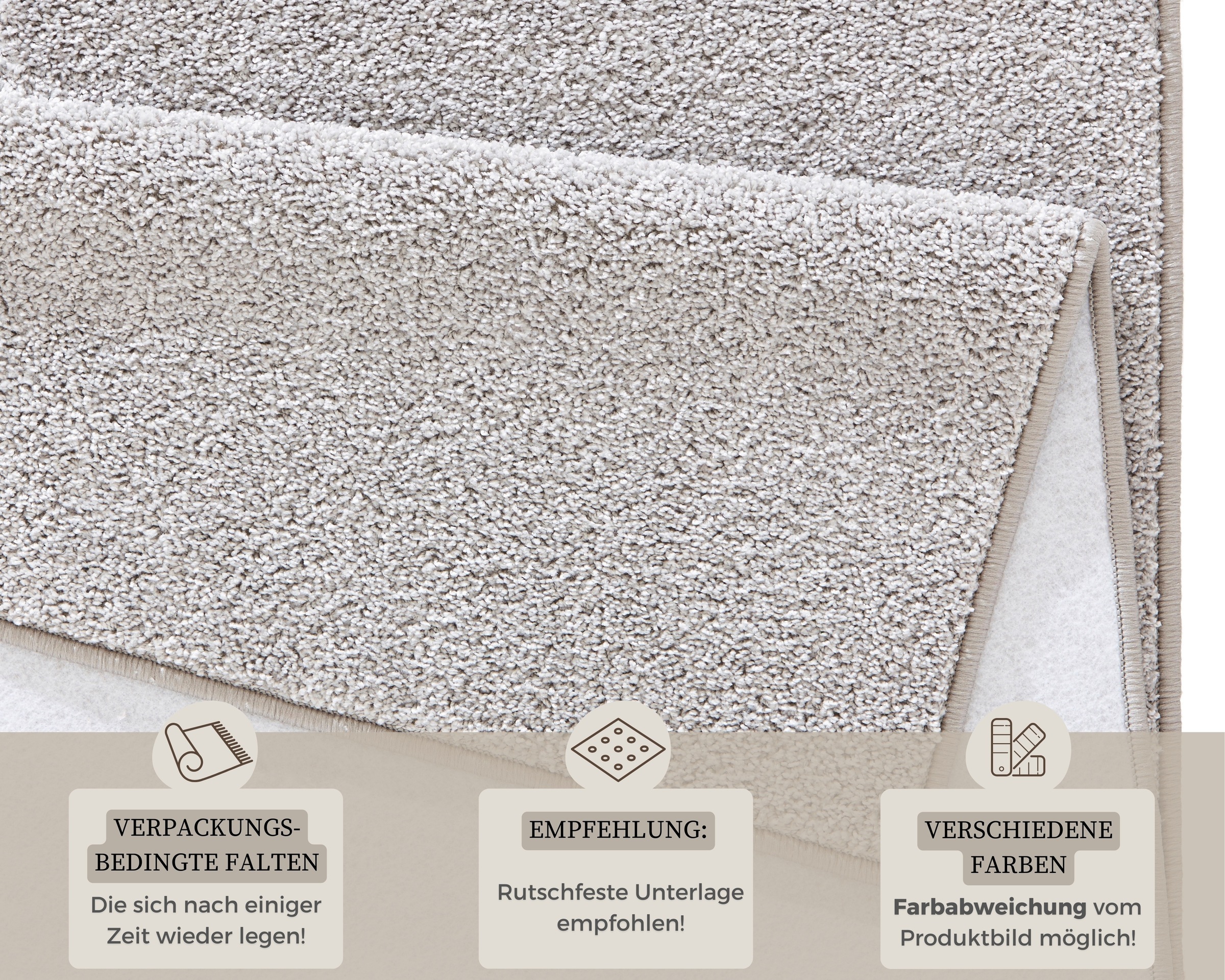 Hanse Home Pure 100 Teppich Grau 160x240cm 3