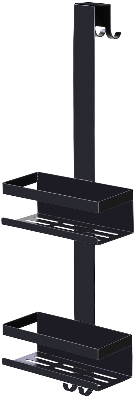 WENKO Duschablage »Bribano Duo« Dusch-Caddy zum Einhängen an Duschkabinen ohne Bohren, Edelstahl