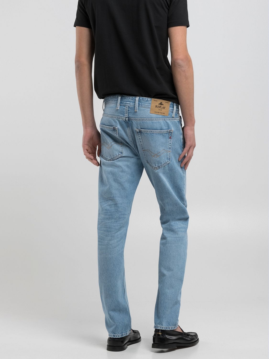 Replay Straight-Jeans »GROVER«, in vielen verschiedenen Waschungen, mit Stretch