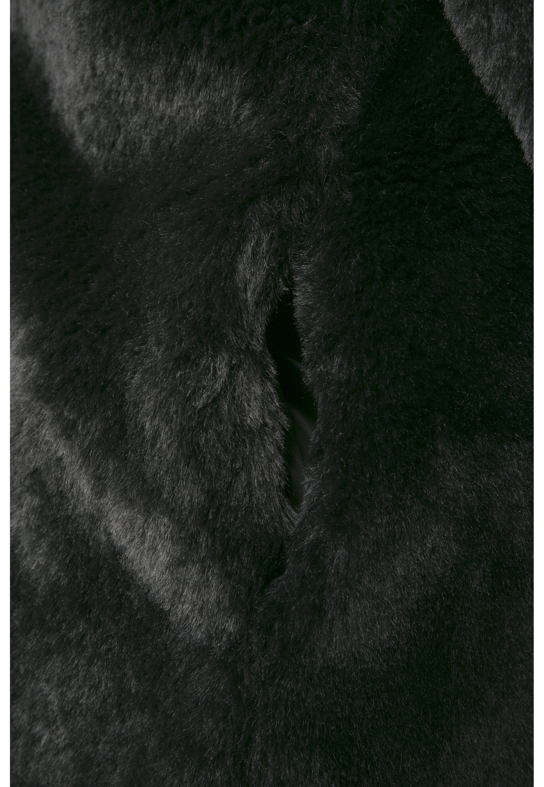 URBAN CLASSICS Parka »Urban Classics Damen Ladies Hooded Teddy Coat« 1 Stk. tlg. ohne Kapuze