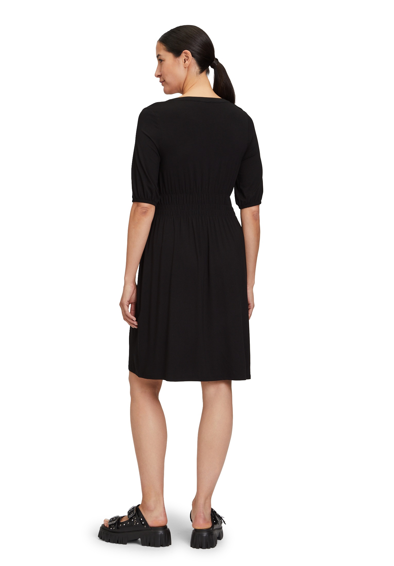 Cartoon Jerseykleid »Cartoon Jerseykleid mit Raffung«, Material