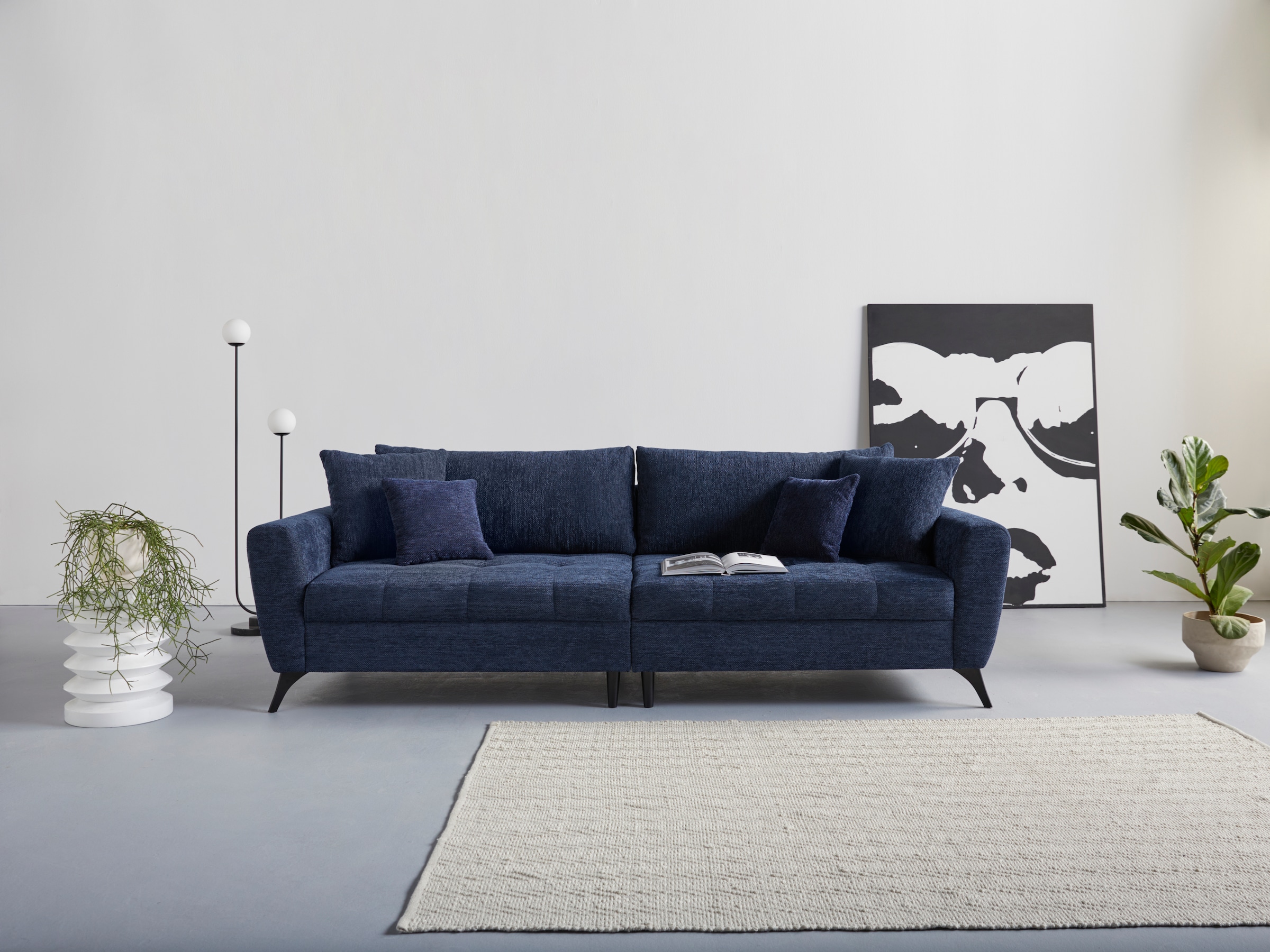 INOSIGN Big-Sofa "Lörby", Belastbarkeit bis 140kg pro Sitzplatz, auch mit Aqua clean-Bezug