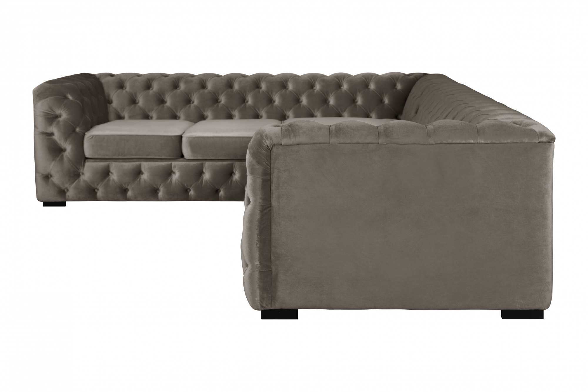 Guido Maria Kretschmer Home&Living Chesterfield-Sofa »KALINA L-Form«, hochwertig Chesterfield-Ausführung