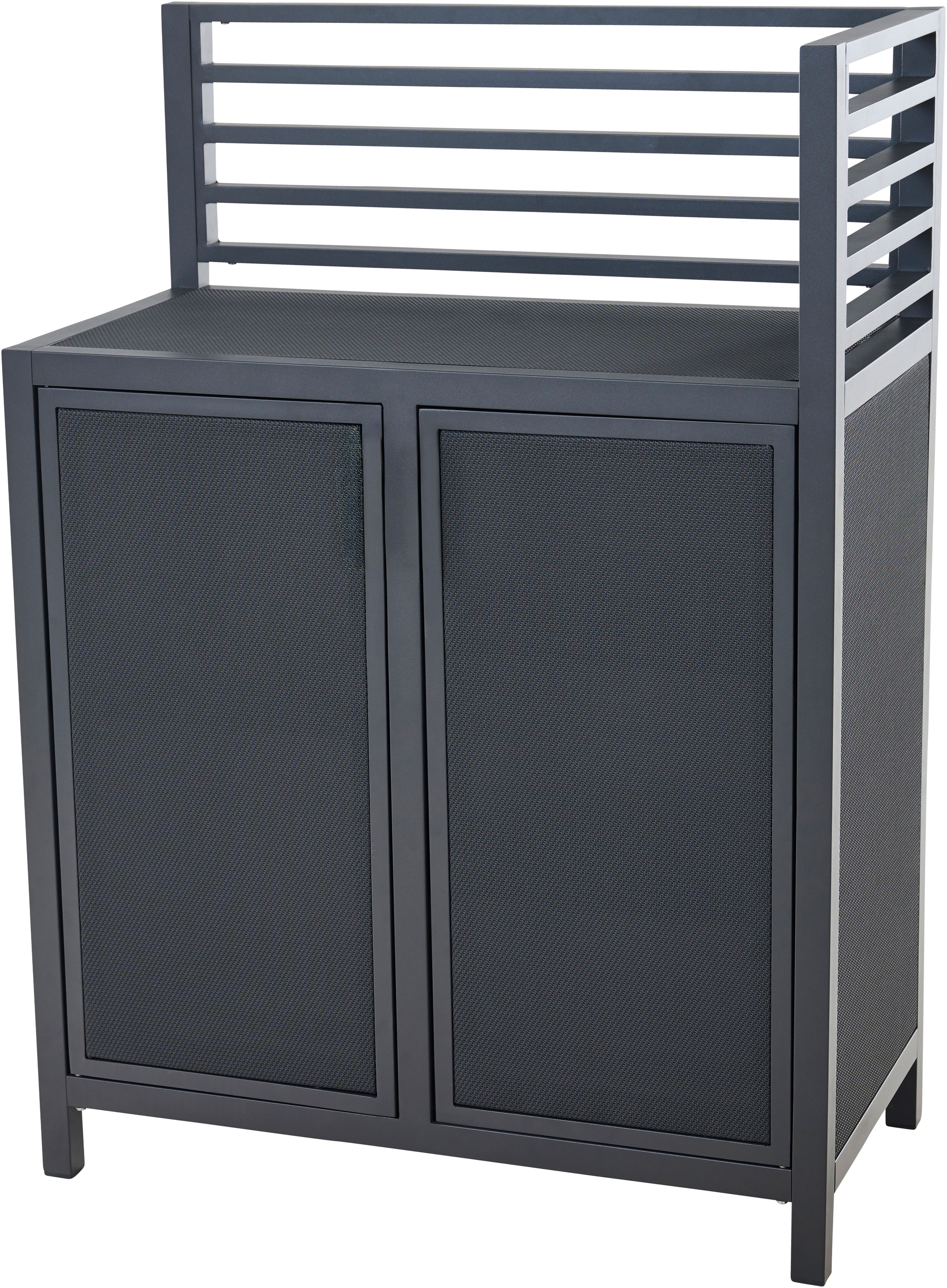 Siena Garden Gartentisch »PALMA Eckelement« Aluminiumrahmen, Ranotex® Bezug dunkelgrau