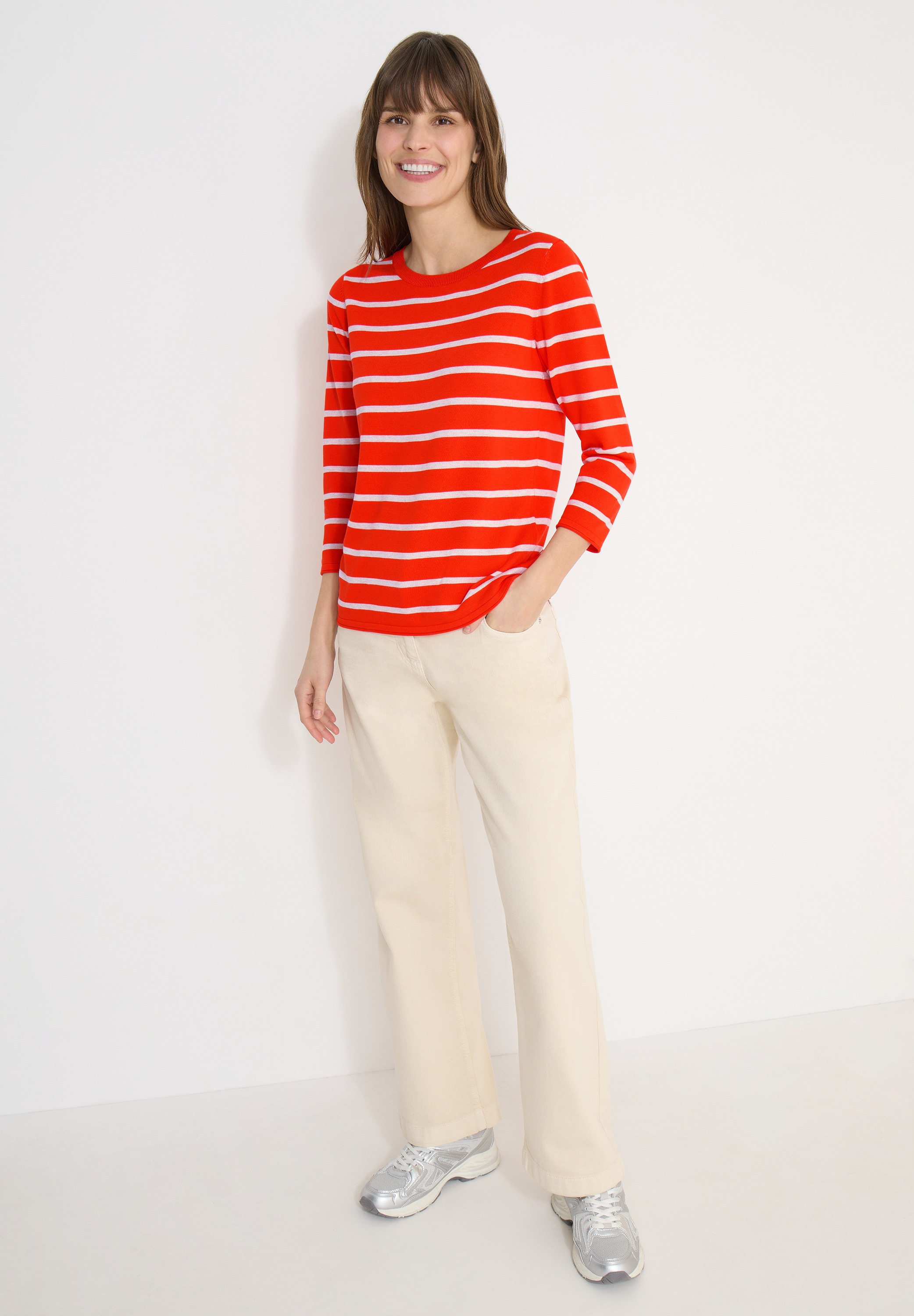 Cecil Strickpullover mit 3/4 Ärmeln