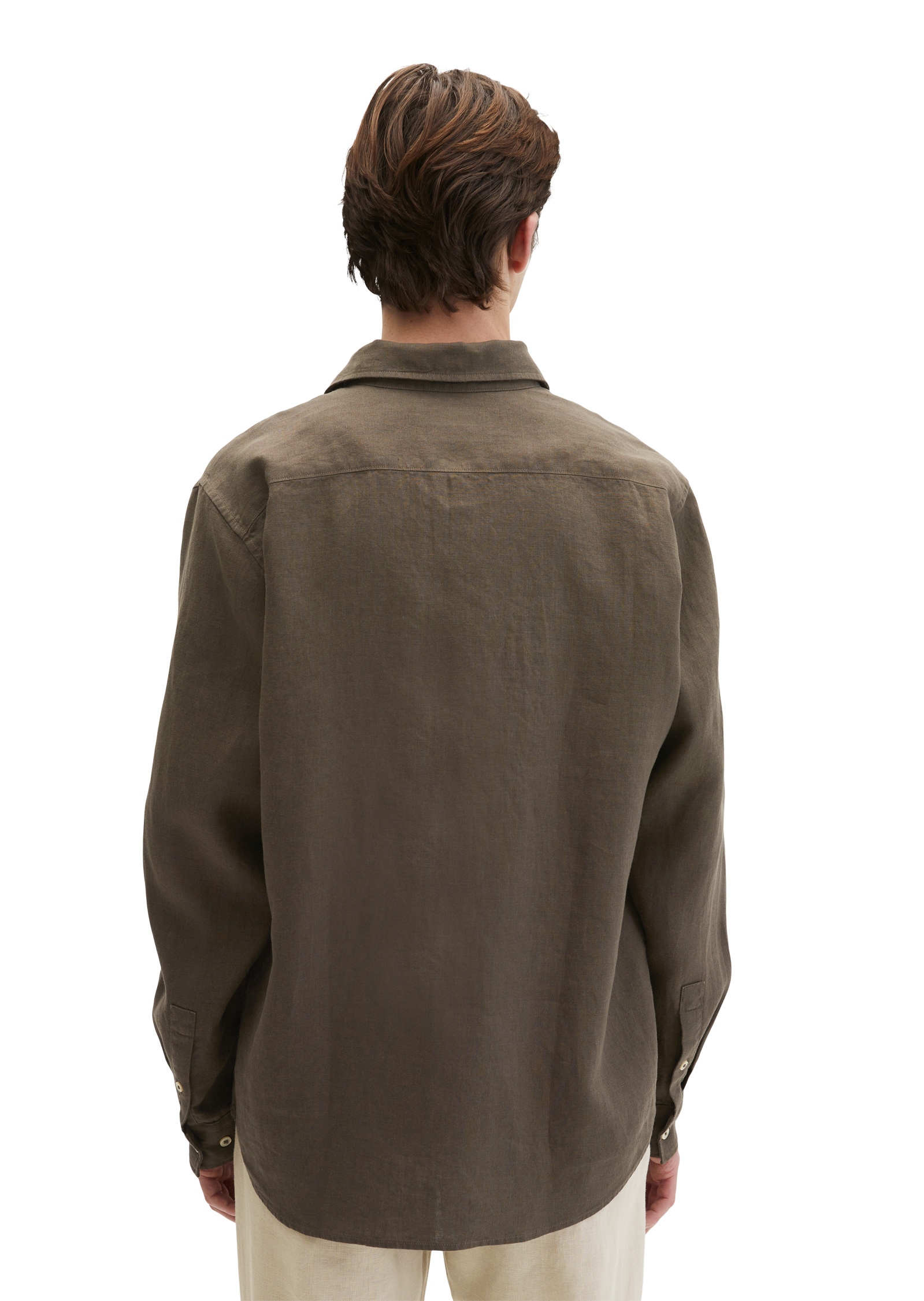 Thumbnail - Marc OPolo Langarmhemd "aus reinem Leinen"