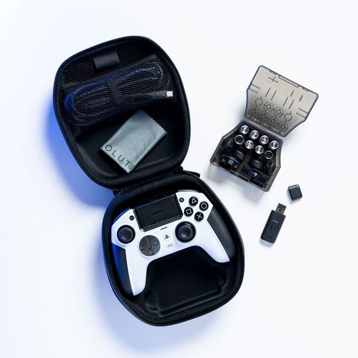 nacon Gaming-Controller »Revolution 5 Pro, PS5, PS4 & PC«, kabellos & kabelgeb., personalisierbar, 60+ Anpassungsmöglichkeiten