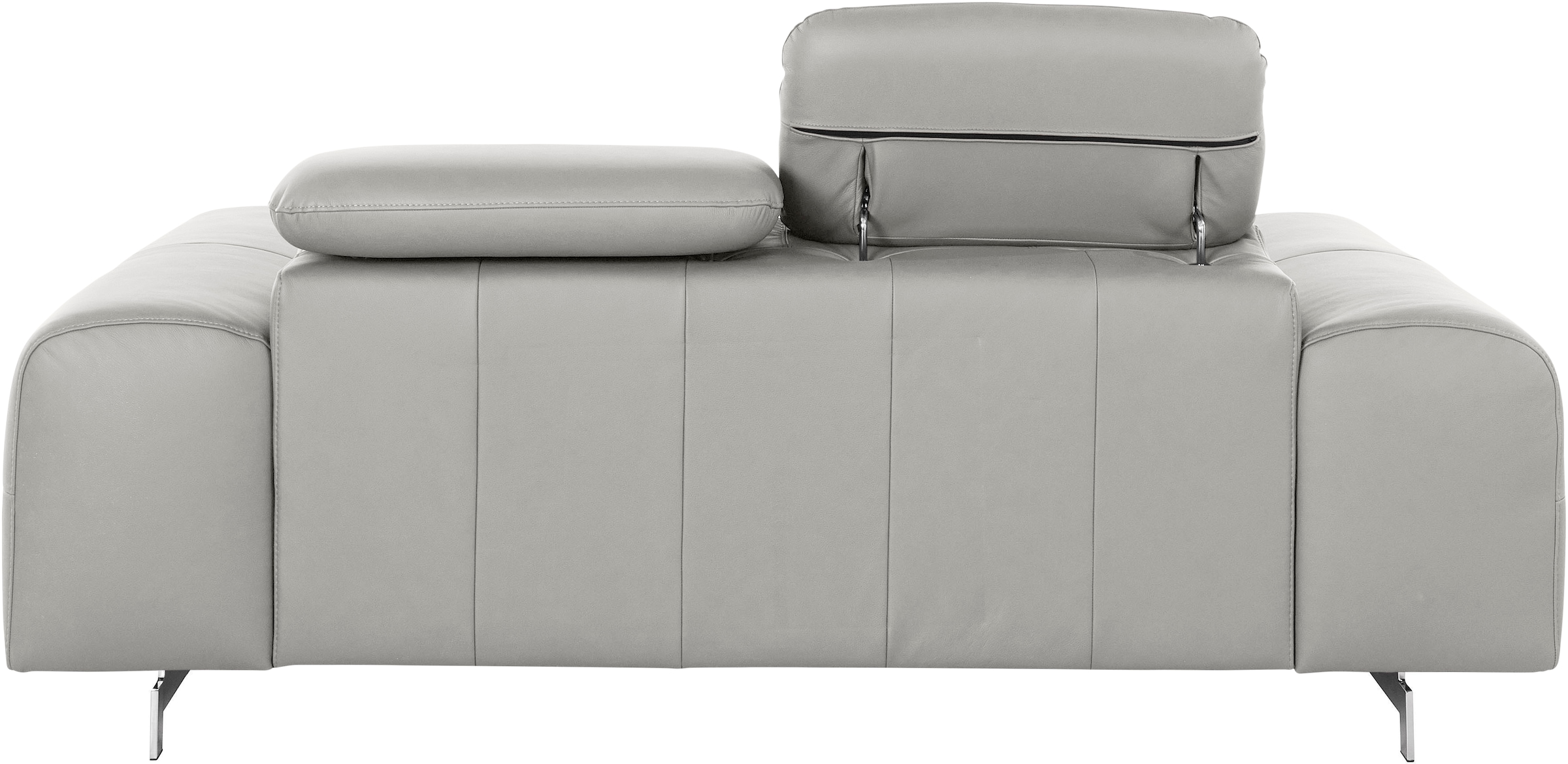 COTTA 2-Sitzer »Chef«, Big-Sofa mit Kopfteilverstellung, edle Metallkufen