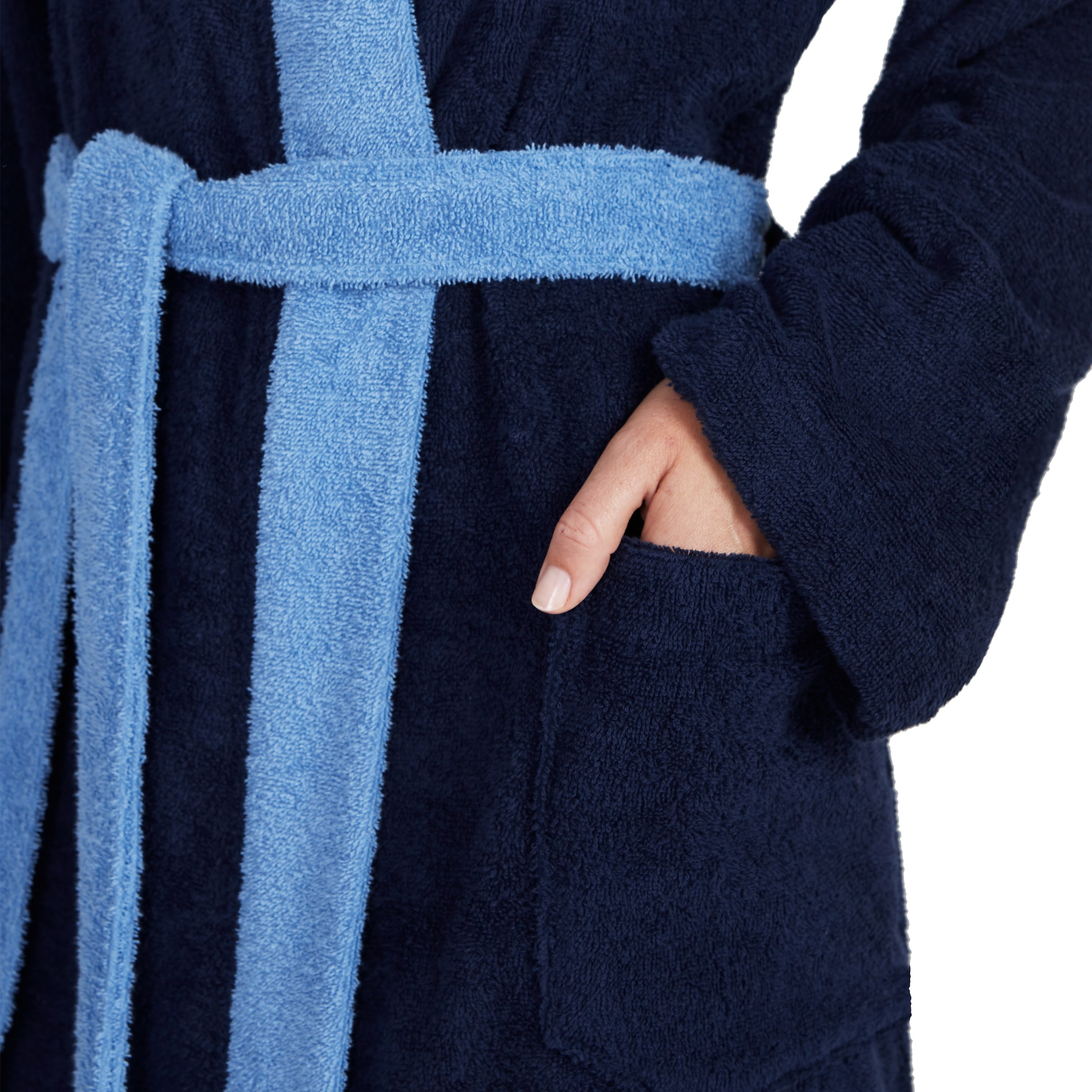 Möve Unisex-Bademantel »Superwuschel Kimono mit Blende«, (1 St.), ideal für Sauna & Spa, Hotelbademantel
