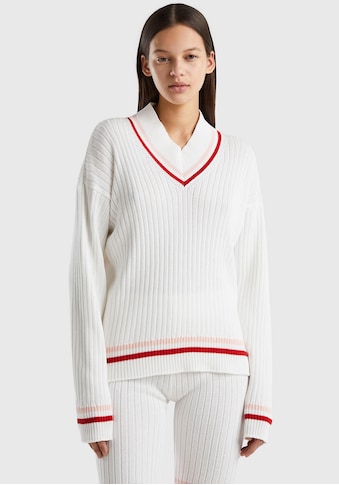 United Colors of Benetton Strickpullover »V NECK SWEATER L/S« kaufen