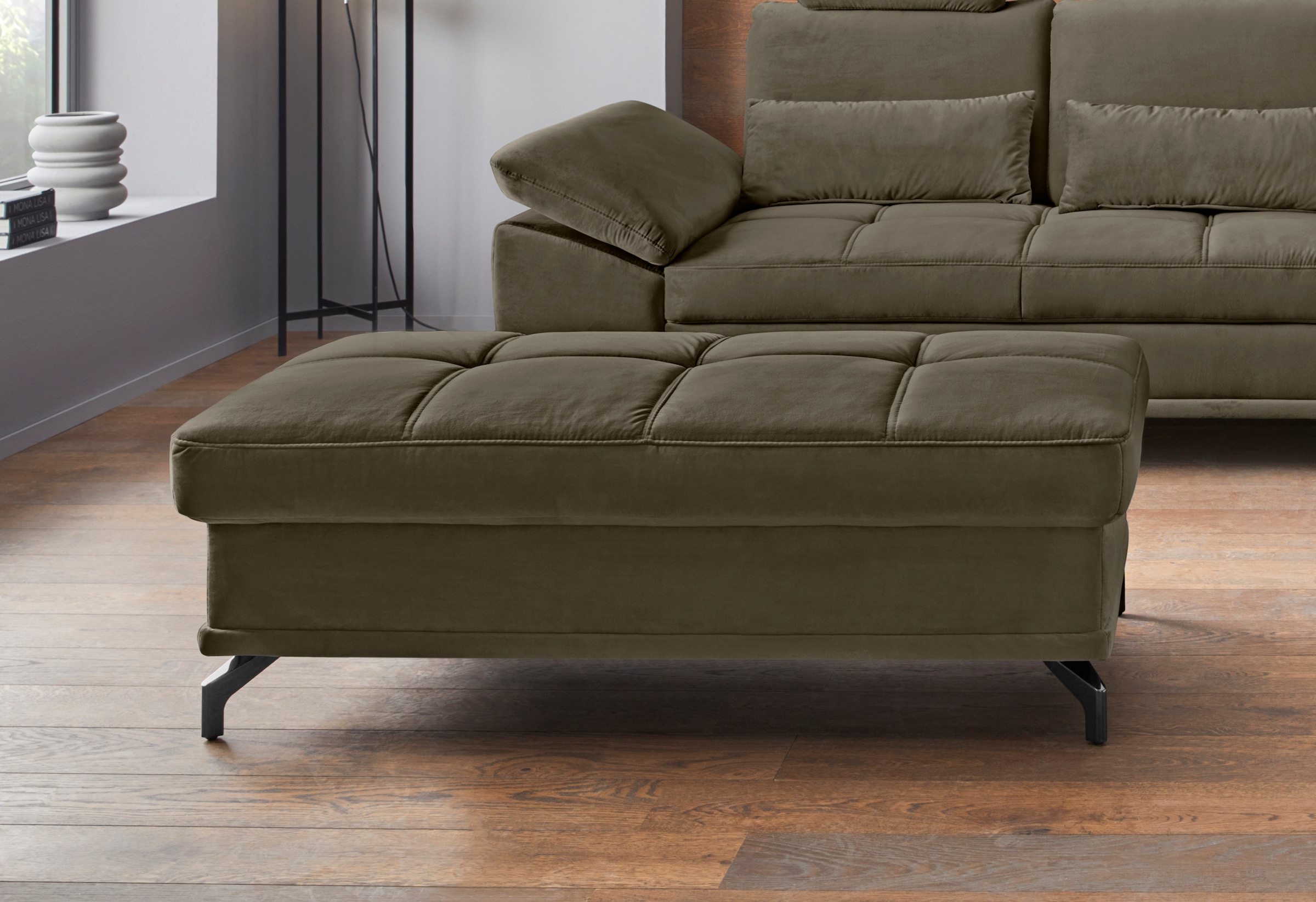 OTTO home Polsterhocker "Costello, B: 133 cm" individuell zu kombinieren, F günstig online kaufen