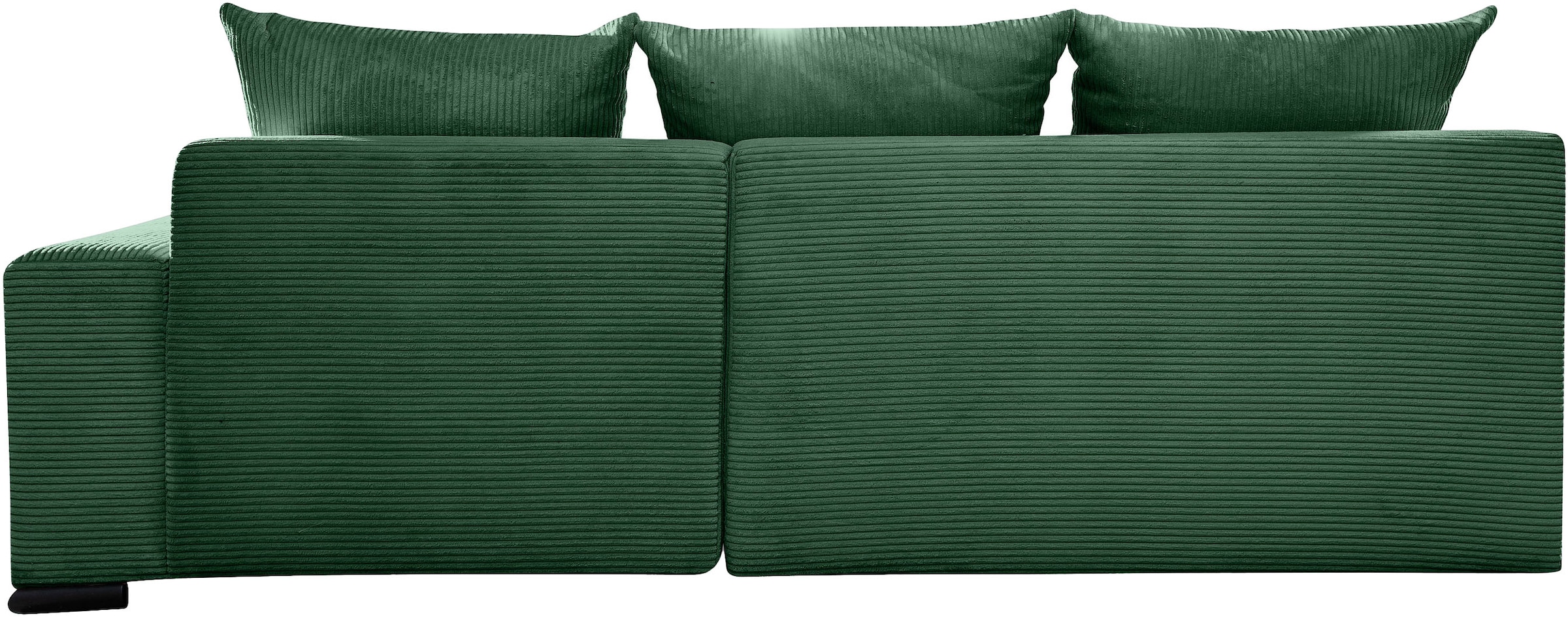 COLLECTION AB Ecksofa »Josy L-Form, B: 214 cm in Cord, Cord-Mix« Bettfunktion, Bettkasten & 2 Zierkissen, Federkern
