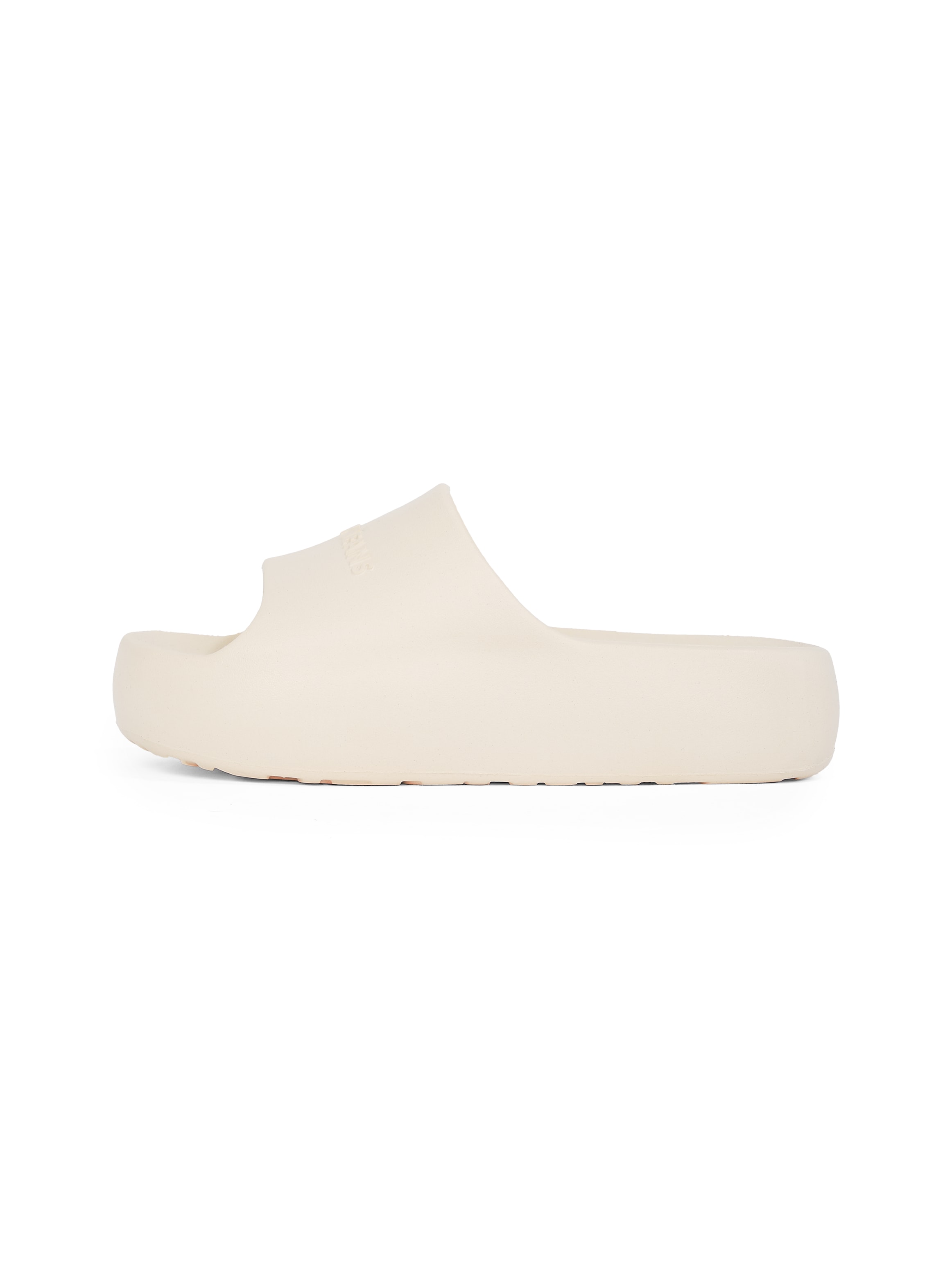 Tommy Jeans Pantolette »TJW CHUNKY POOL SLIDE ESS«, Plateau, Sommerschuh, Schlupfschuh, Bequemschuh, Logoschriftzug