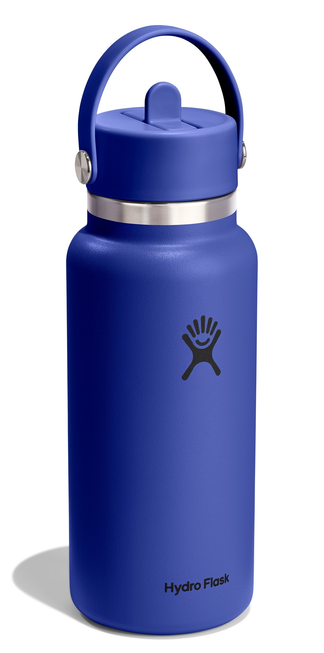 Hydro Flask 32 Oz Wide Flex Straw Cap Flasche blau