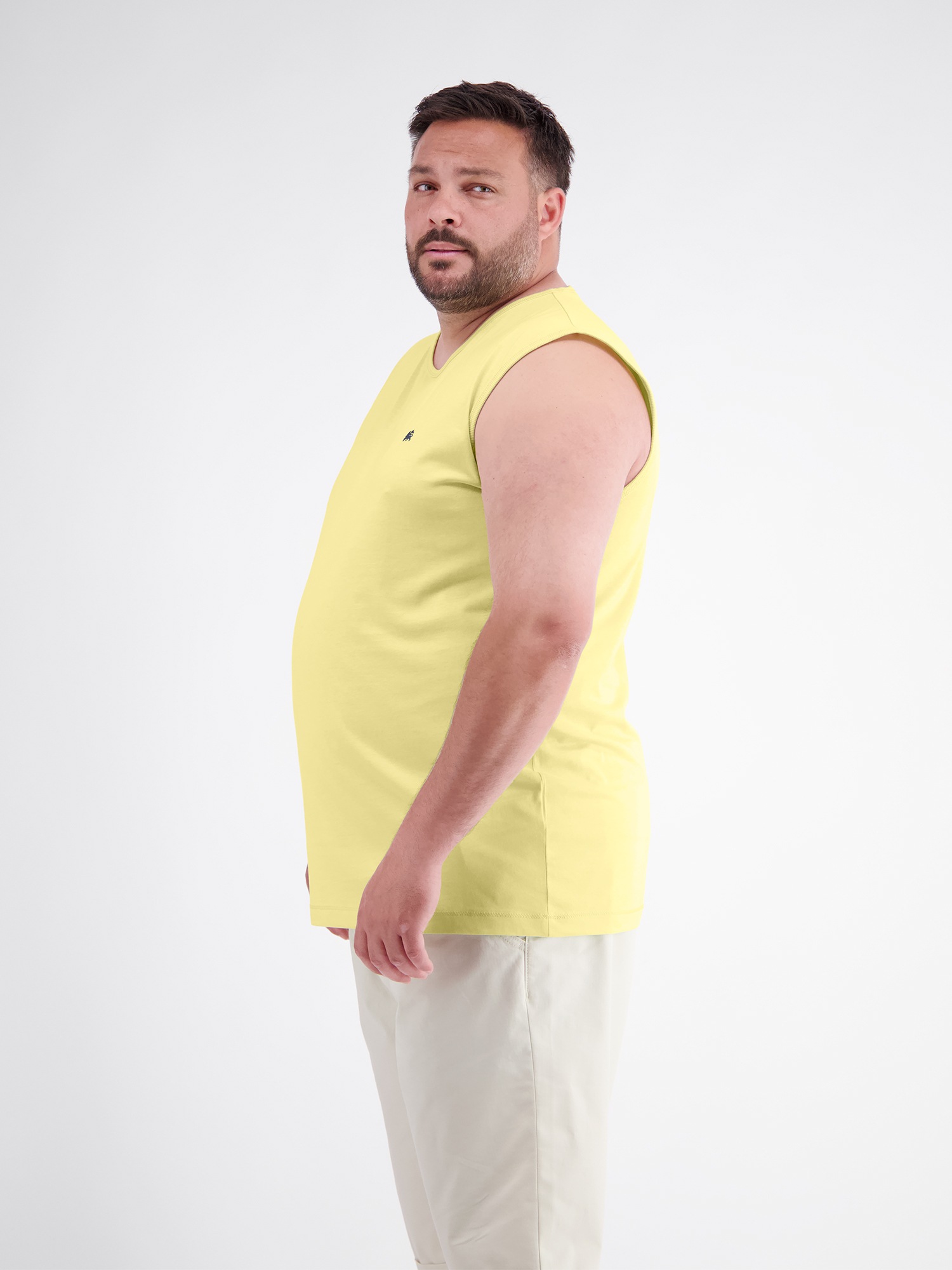 LERROS Muskelshirt »Sportliches Baumwoll-Tanktop mit O-Neck, große Größen«