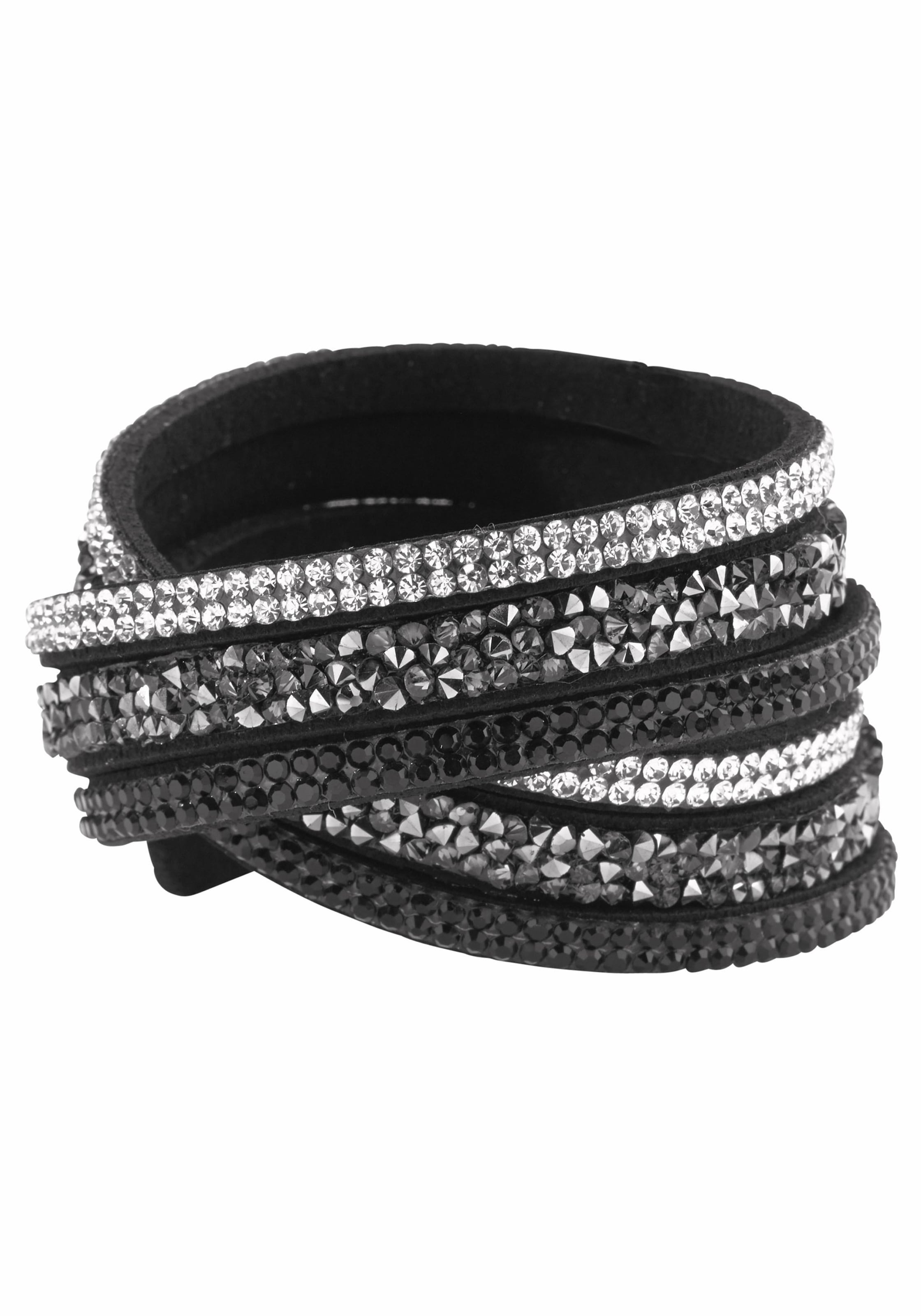 Firetti Armband »Wickelarmband«, mit Glasstein