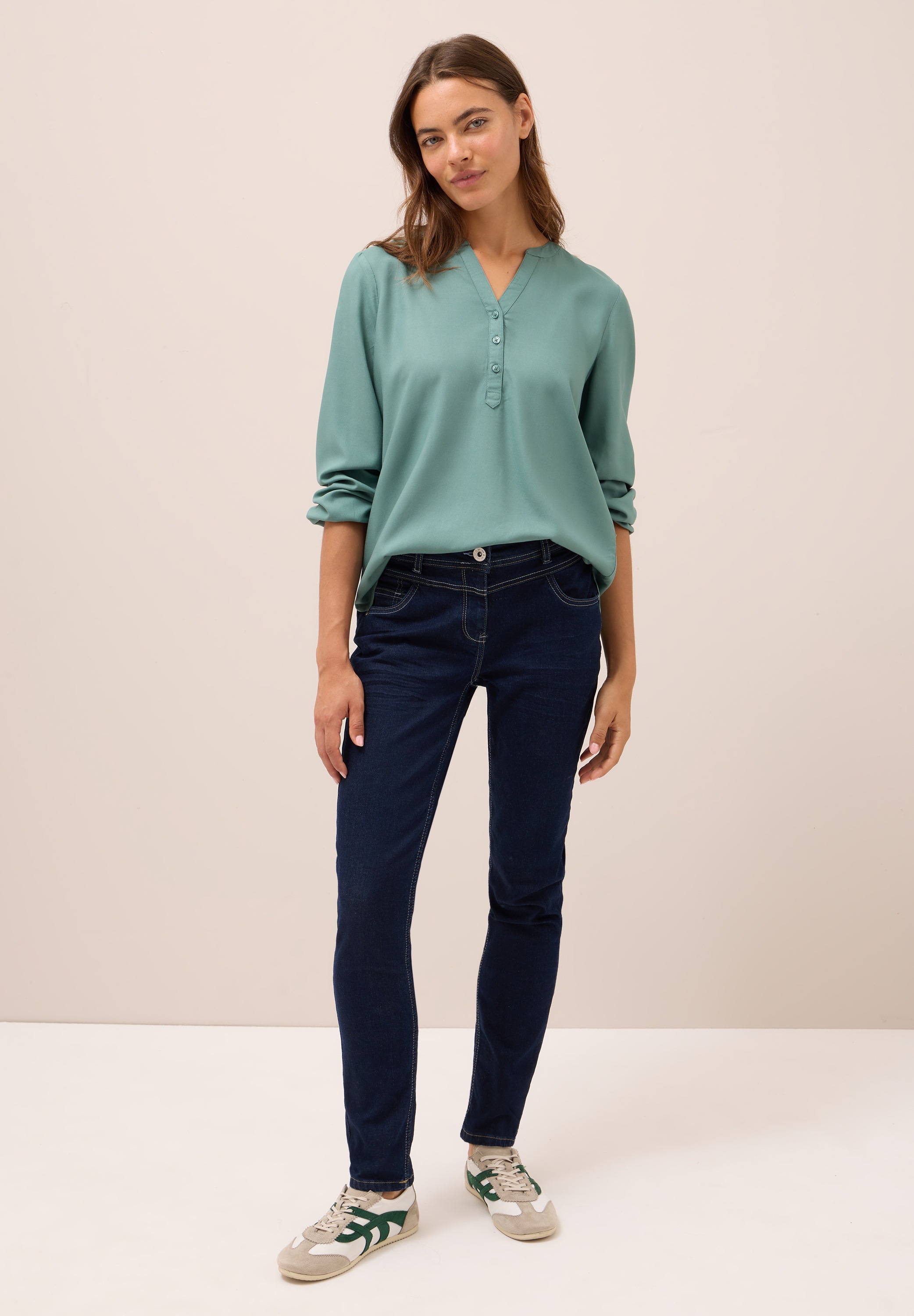 Thumbnail - Cecil Langarmbluse, aus softer Viskose